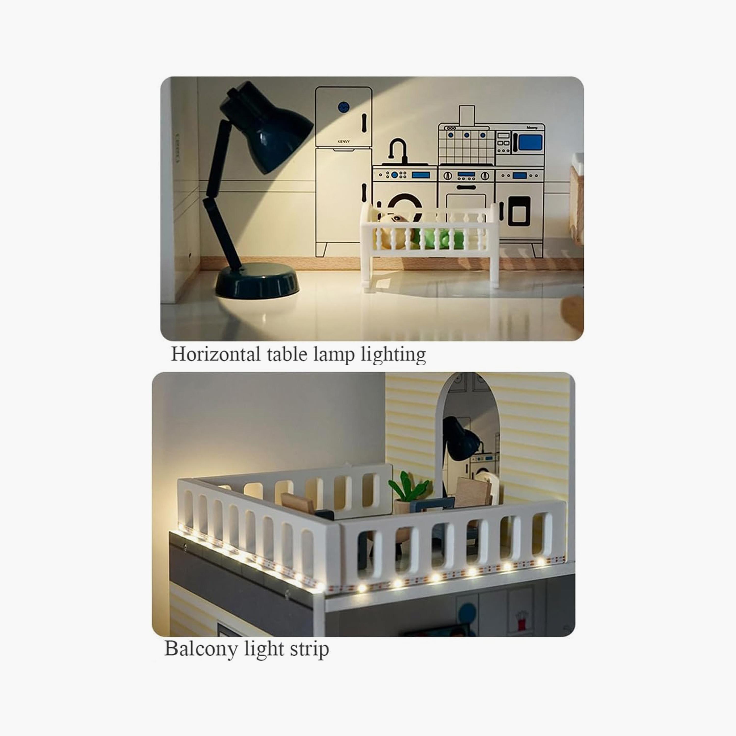 Factory Price Classic Large Wooden Doll House with Miniature Furnitures-toys-outdoor-playhousesandplayards-image-2