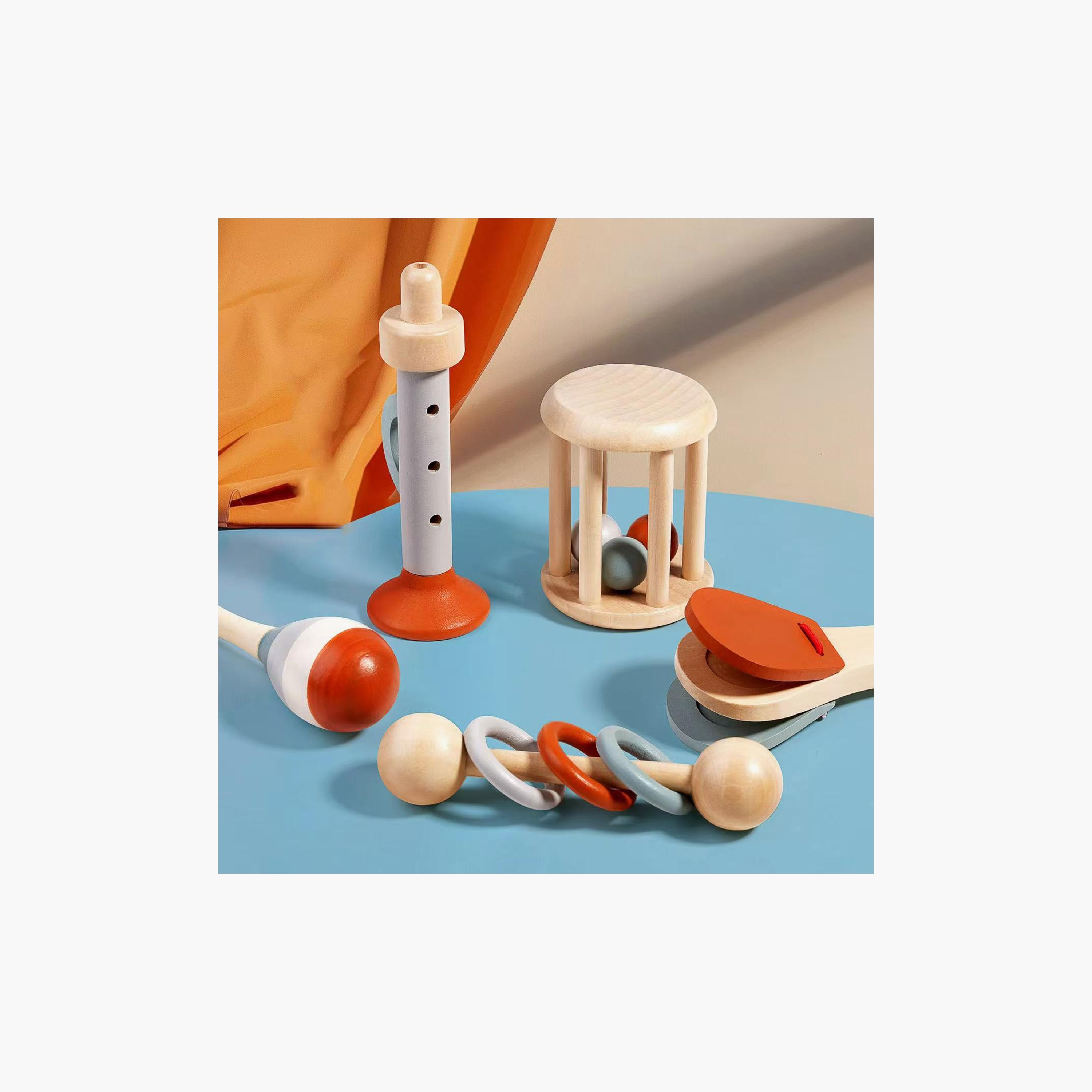 Factory Price 5-Piece Wooden Musical Instruments Set-toys-educational-musicaltoys-image-6
