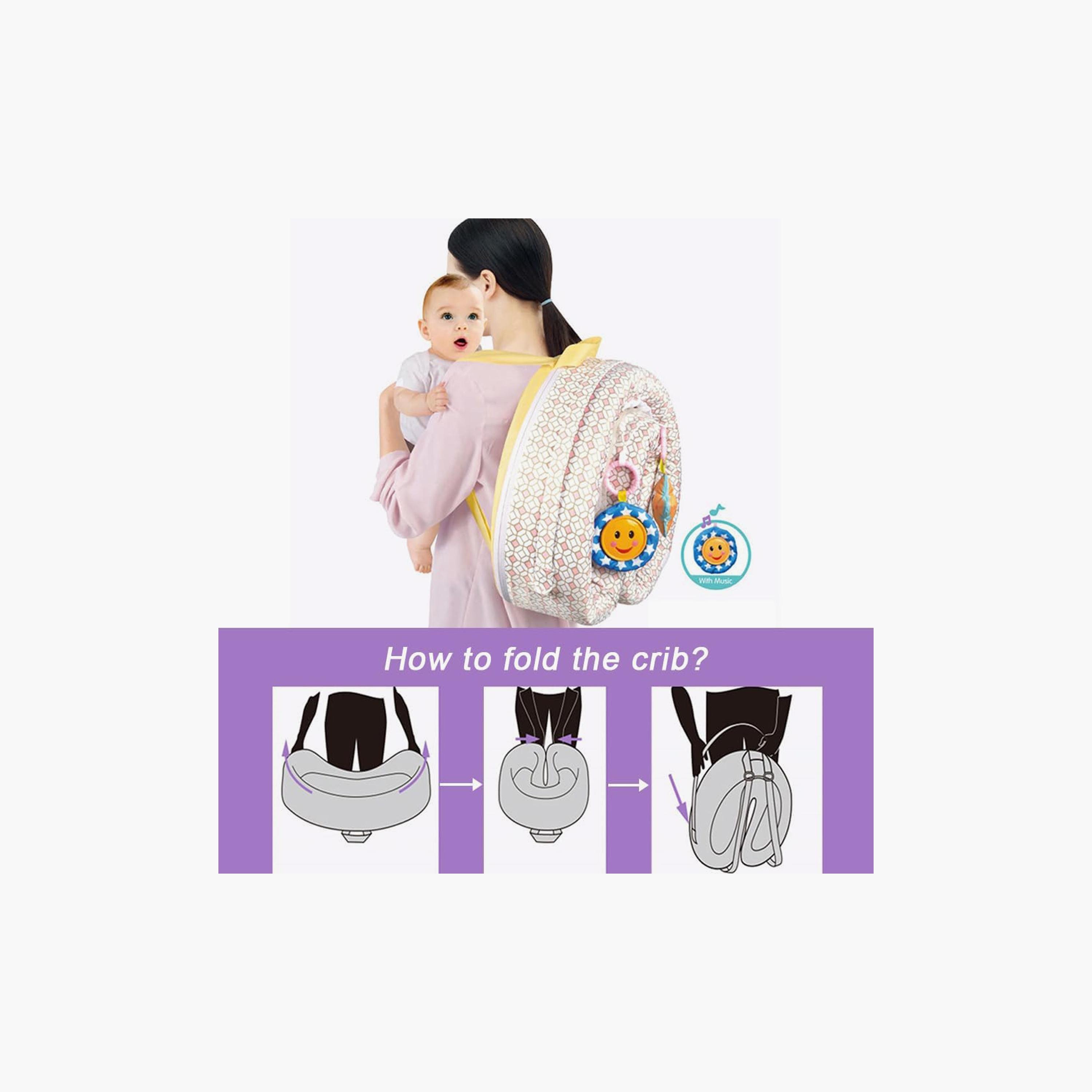 Factory Price Millie Portable Baby Bed with Removable Toys - A-baby-nursery-furniture-cribsandbeds-beds-image-5