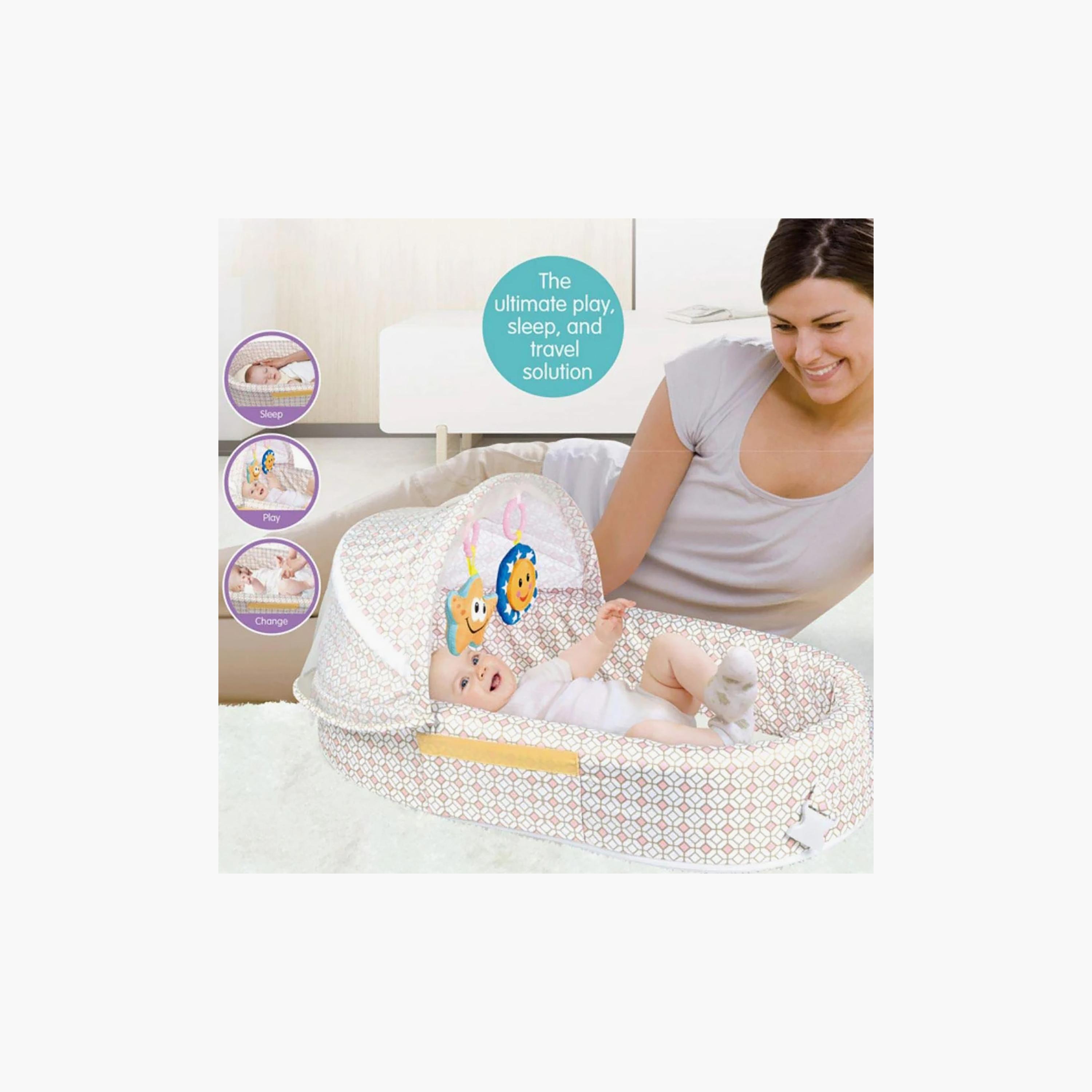 Factory Price Millie Portable Baby Bed with Removable Toys - A-baby-nursery-furniture-cribsandbeds-beds-image-7