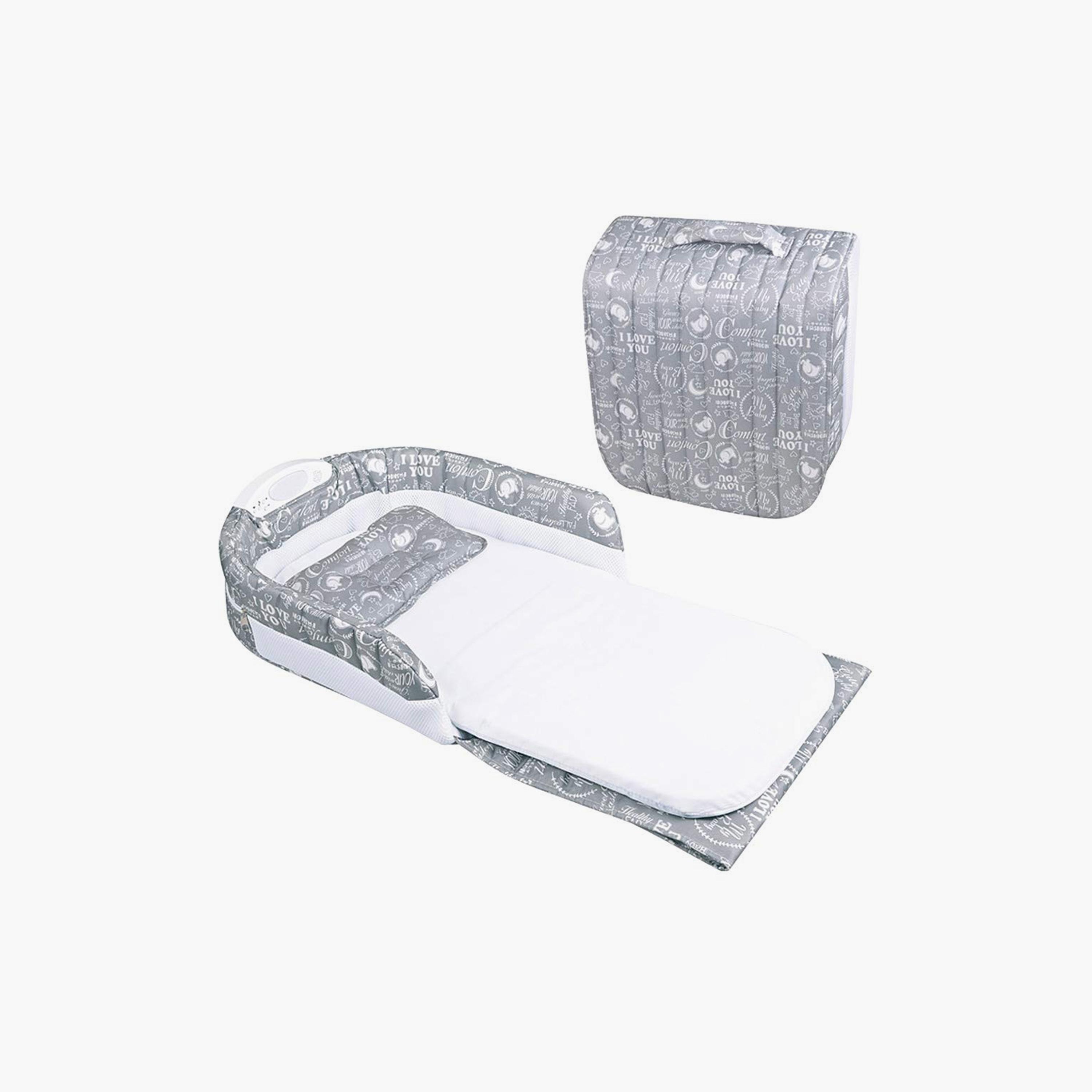 Factory Price Lily Portable Baby Bed with Removable Toys & Night Lights-baby-nursery-furniture-cribsandbeds-beds-image-1