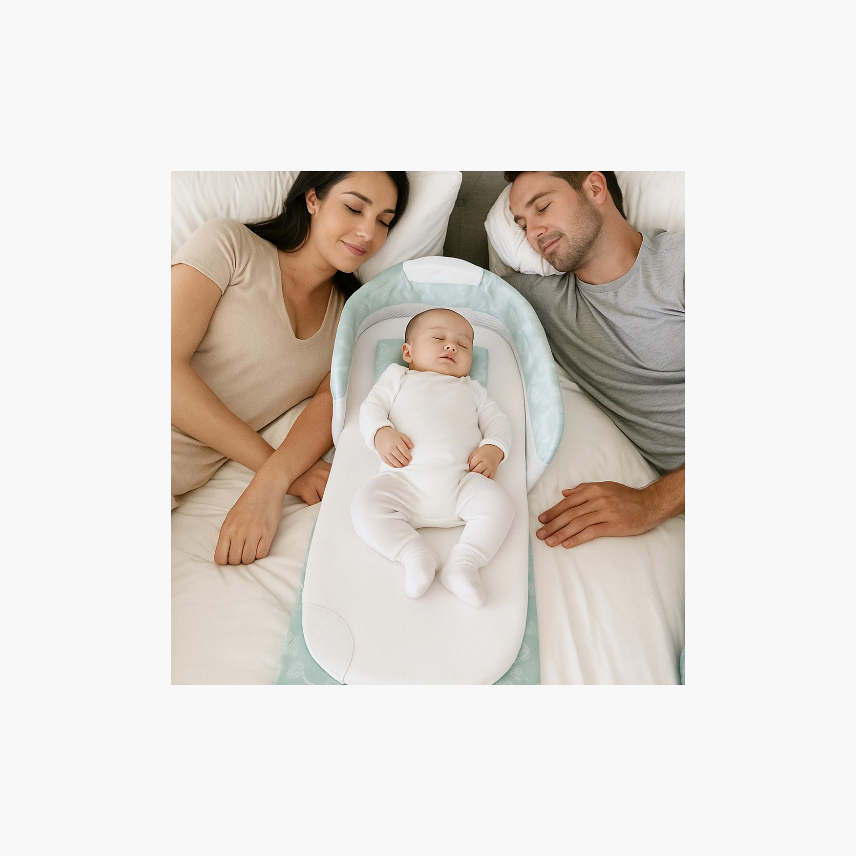 Factory Price Lily Portable Baby Bed with Removable Toys & Night Lights-baby-nursery-furniture-cribsandbeds-beds-image-4