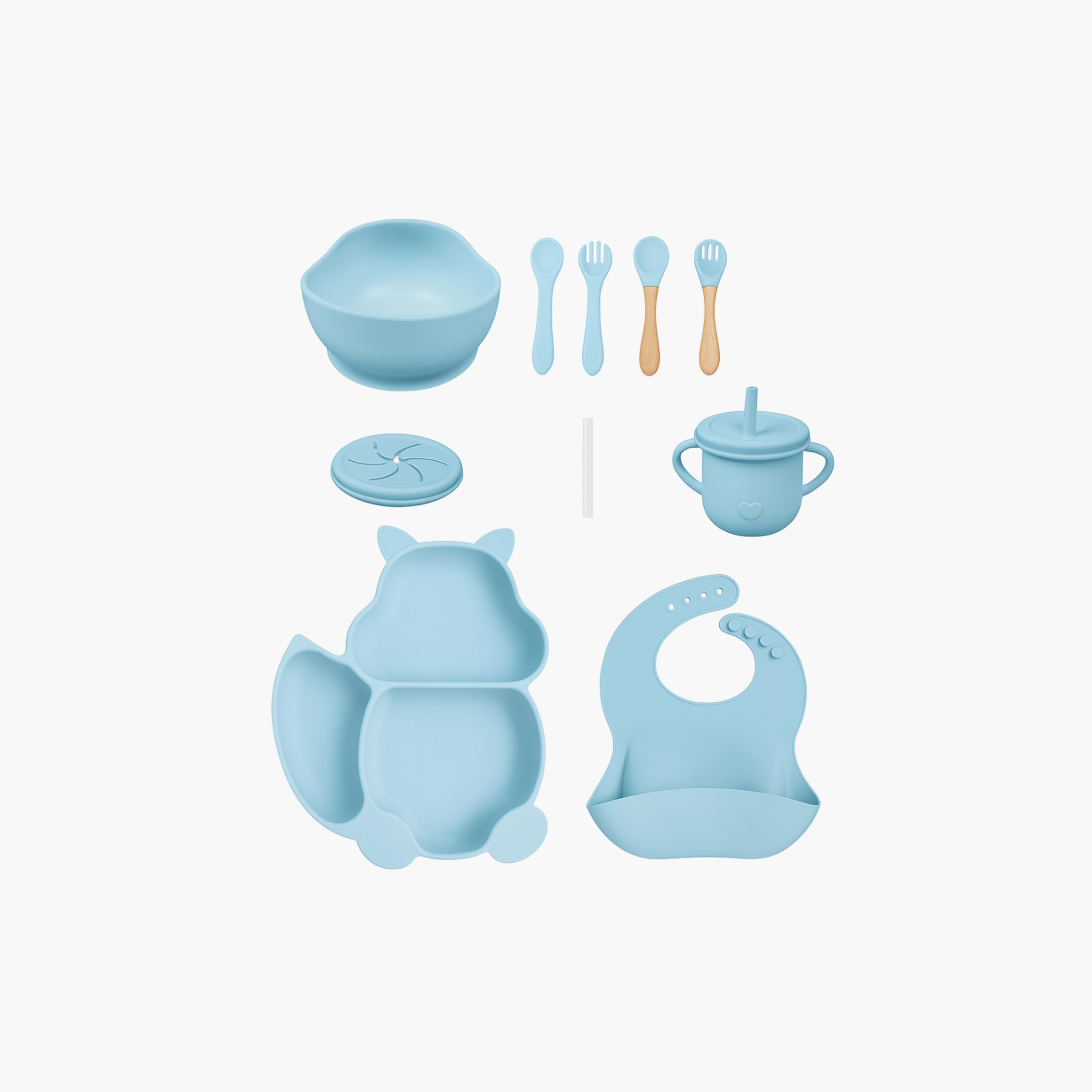 Factory Price Nora 12-Piece Baby Feeding Tableware Set - Bunny-baby-feeding-mealtimeessentials-image-1