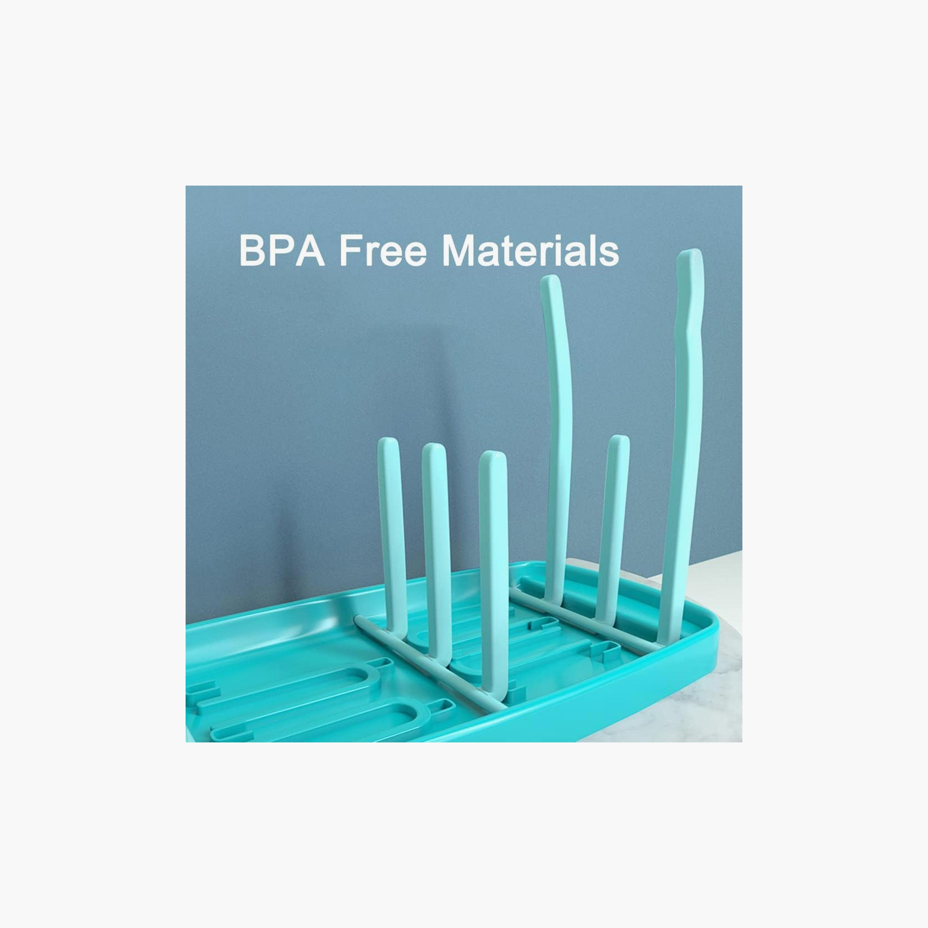 Factory Price Cooper Foldable Feeding Bottle Drying Rack with 9 Branches-baby-feeding-accessories-image-2