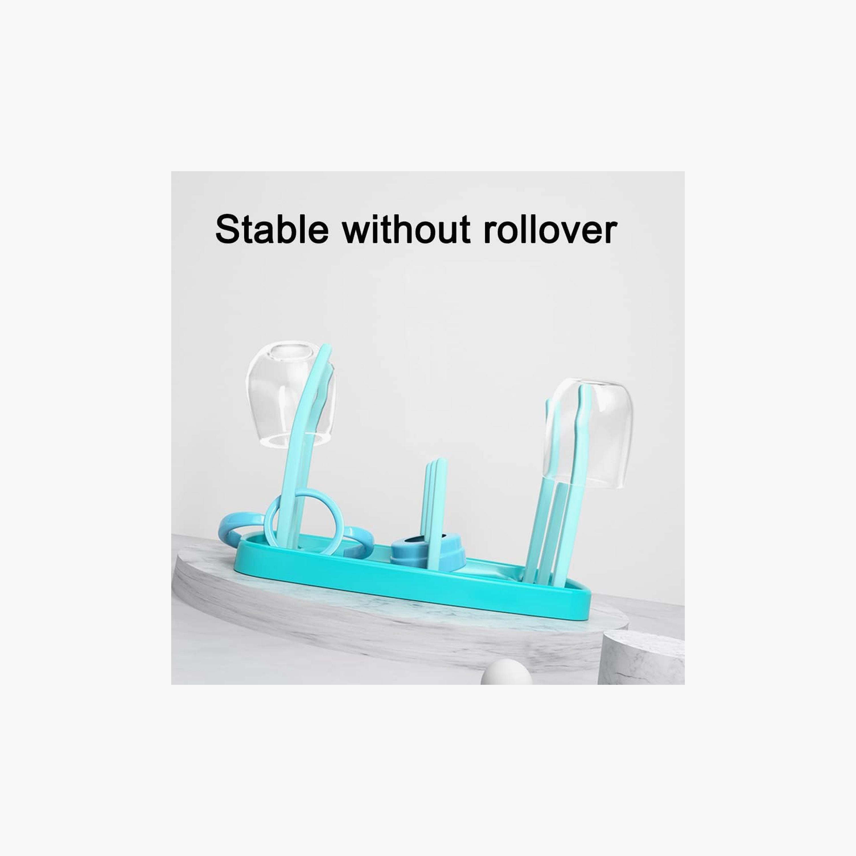 Factory Price Cooper Foldable Feeding Bottle Drying Rack with 9 Branches-baby-feeding-accessories-image-5