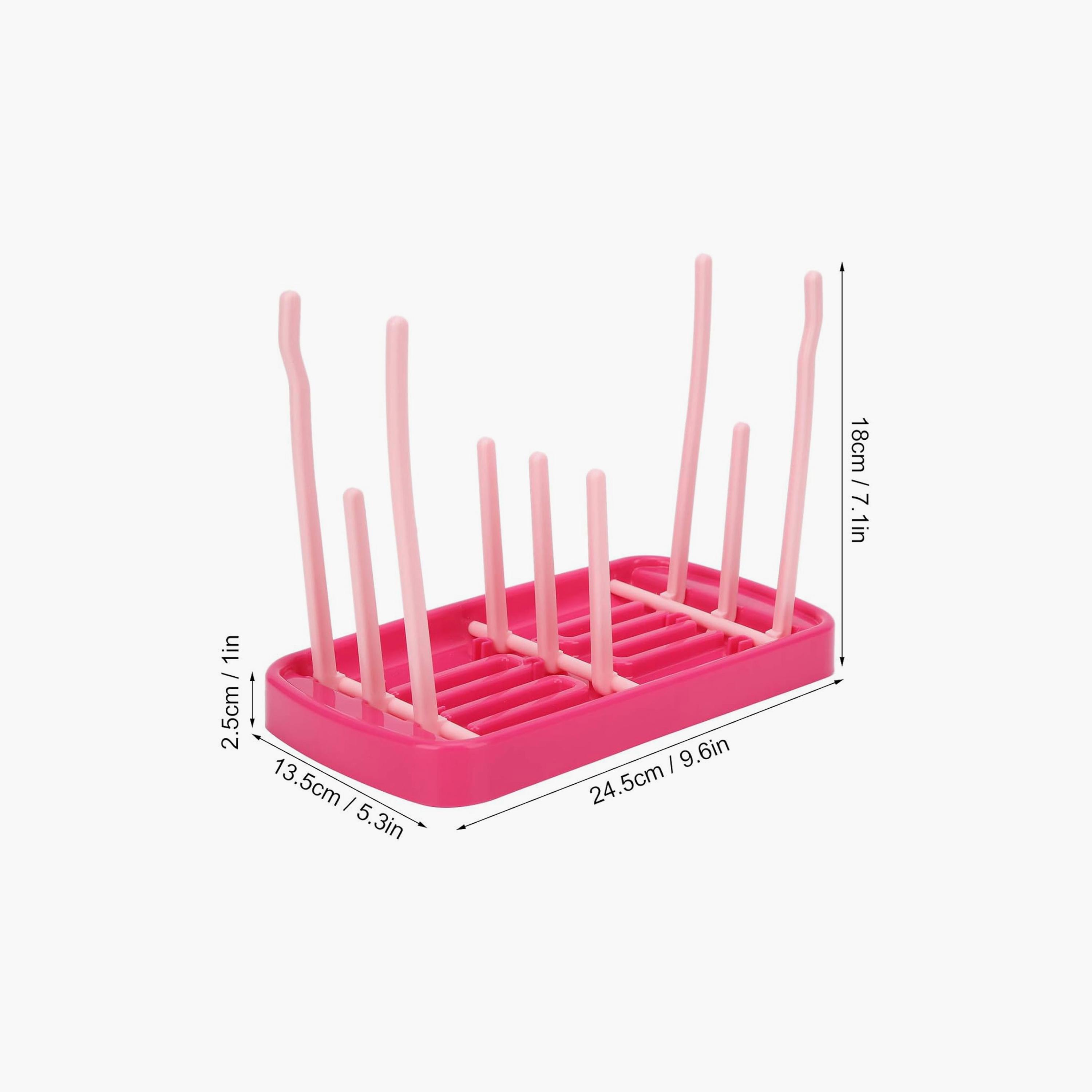 Factory Price Cooper Foldable Feeding Bottle Drying Rack with 9 Branches-baby-feeding-accessories-image-8