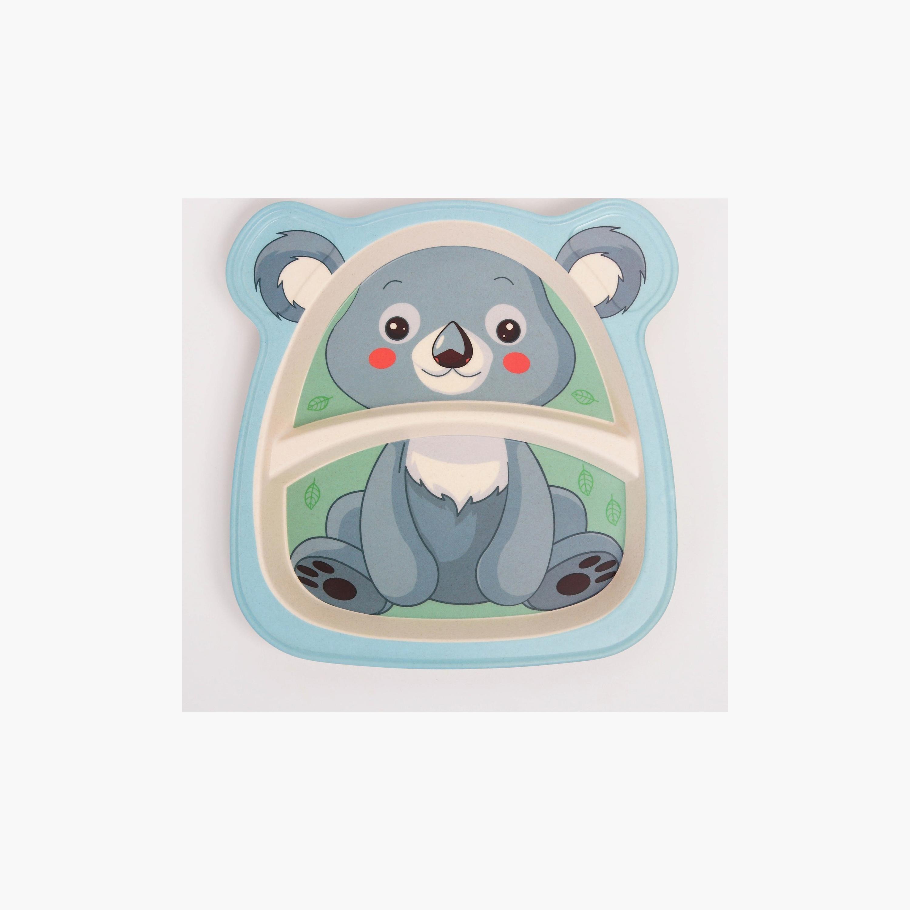 Factory Price 5-Piece Bamboo Tableware Set - Koala-baby-feeding-mealtimeessentials-image-1
