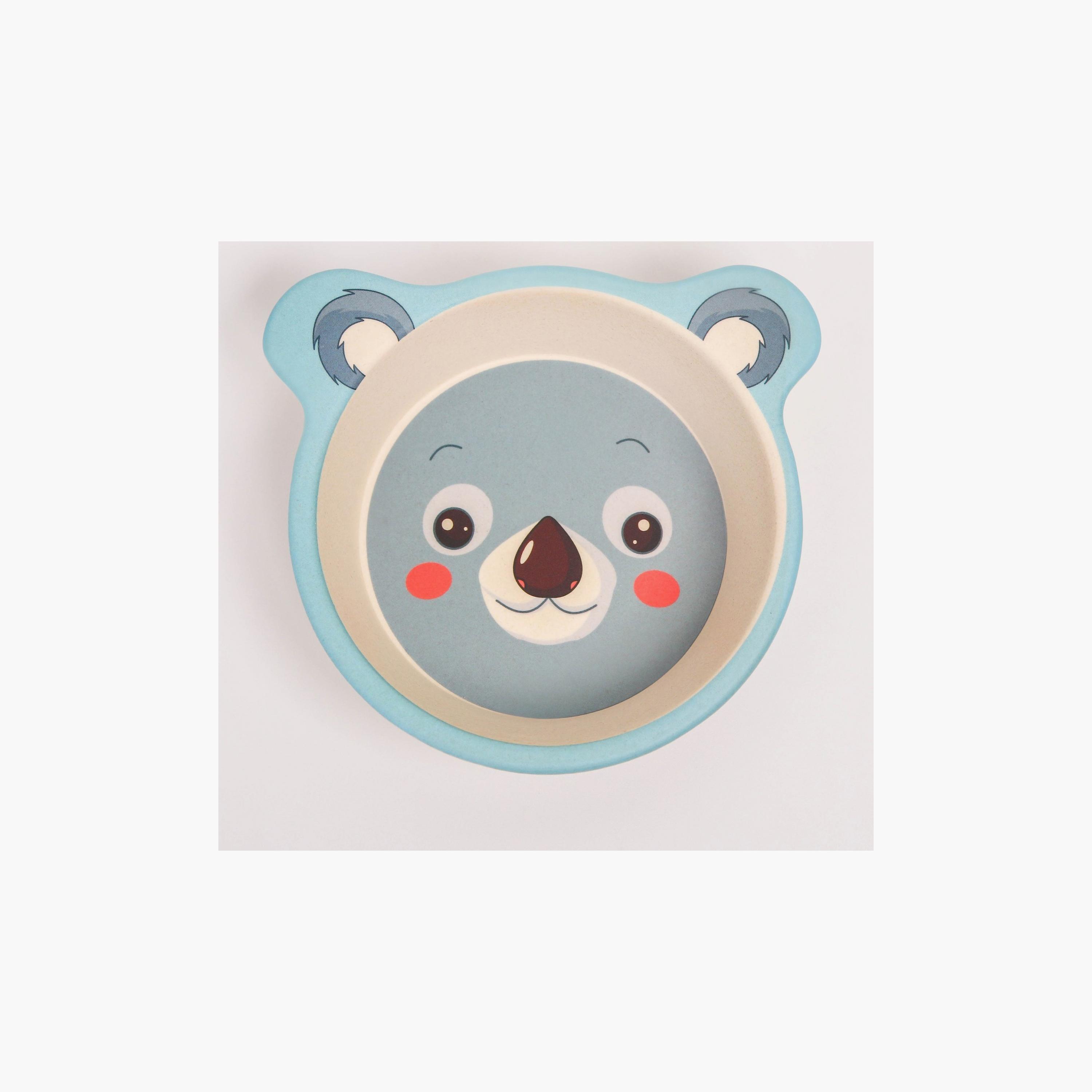 Factory Price 5-Piece Bamboo Tableware Set - Koala-baby-feeding-mealtimeessentials-image-4