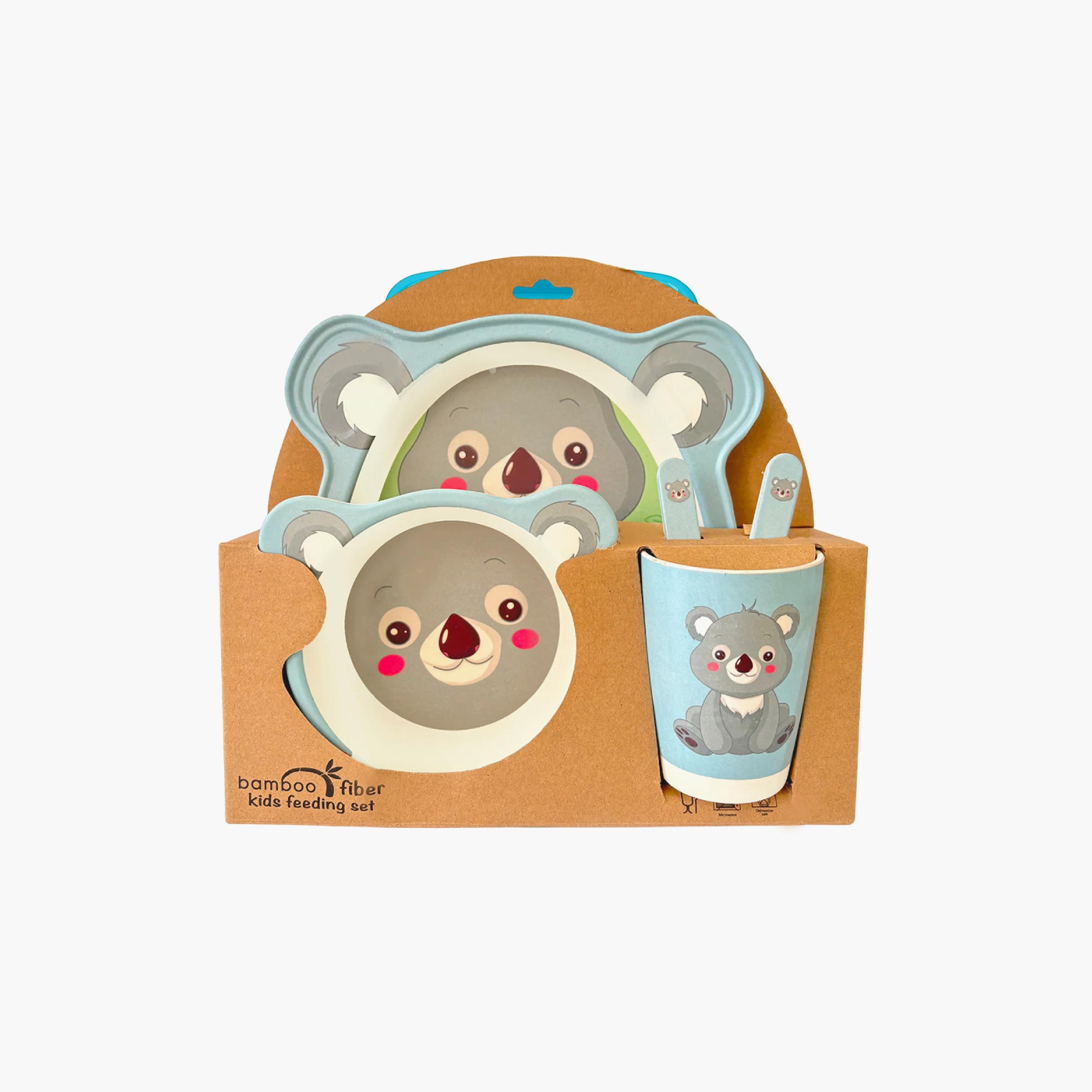 Factory Price 5-Piece Bamboo Tableware Set - Koala-baby-feeding-mealtimeessentials-image-8