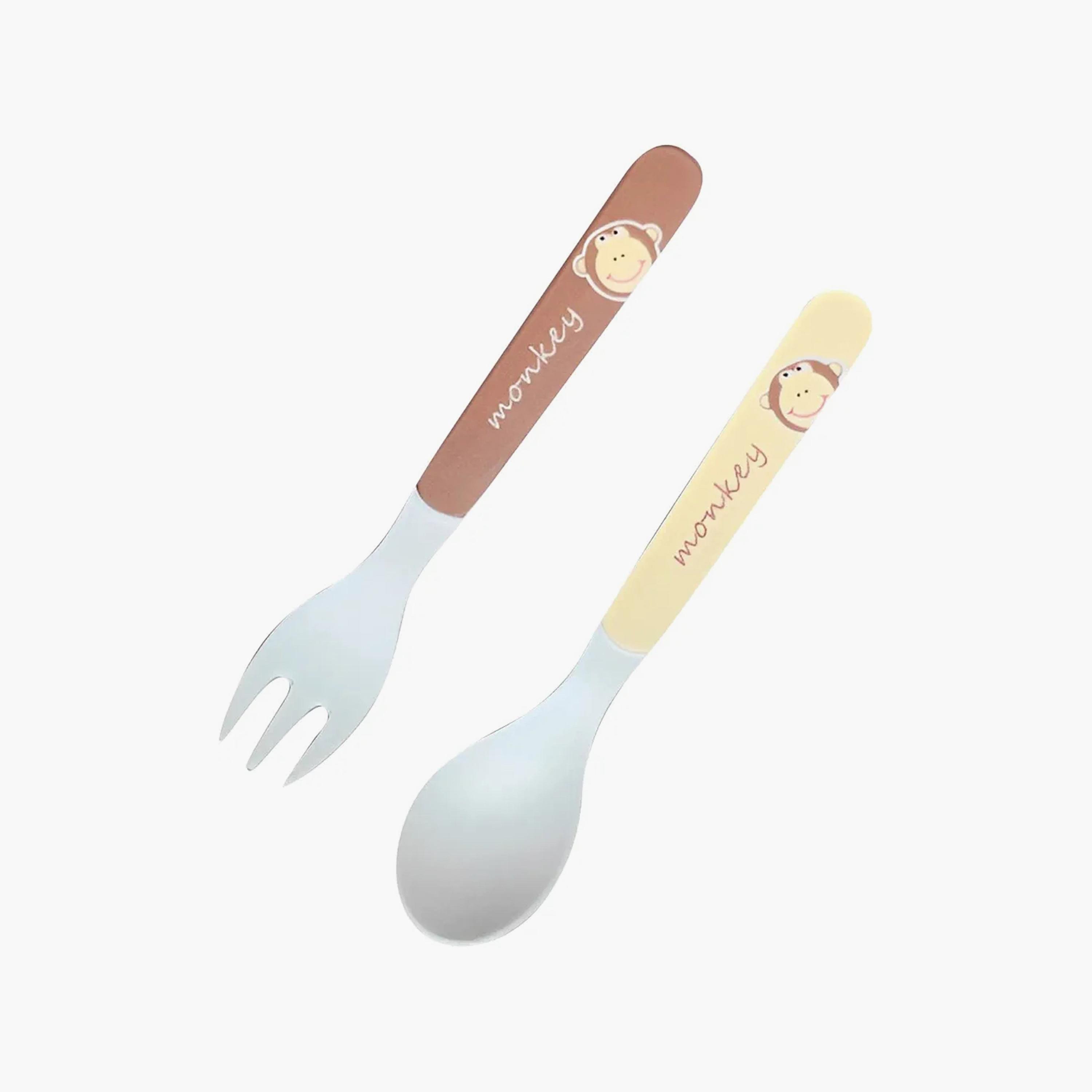 Factory Price 5-Piece Bamboo Tableware Set - Monkey-baby-feeding-mealtimeessentials-image-5