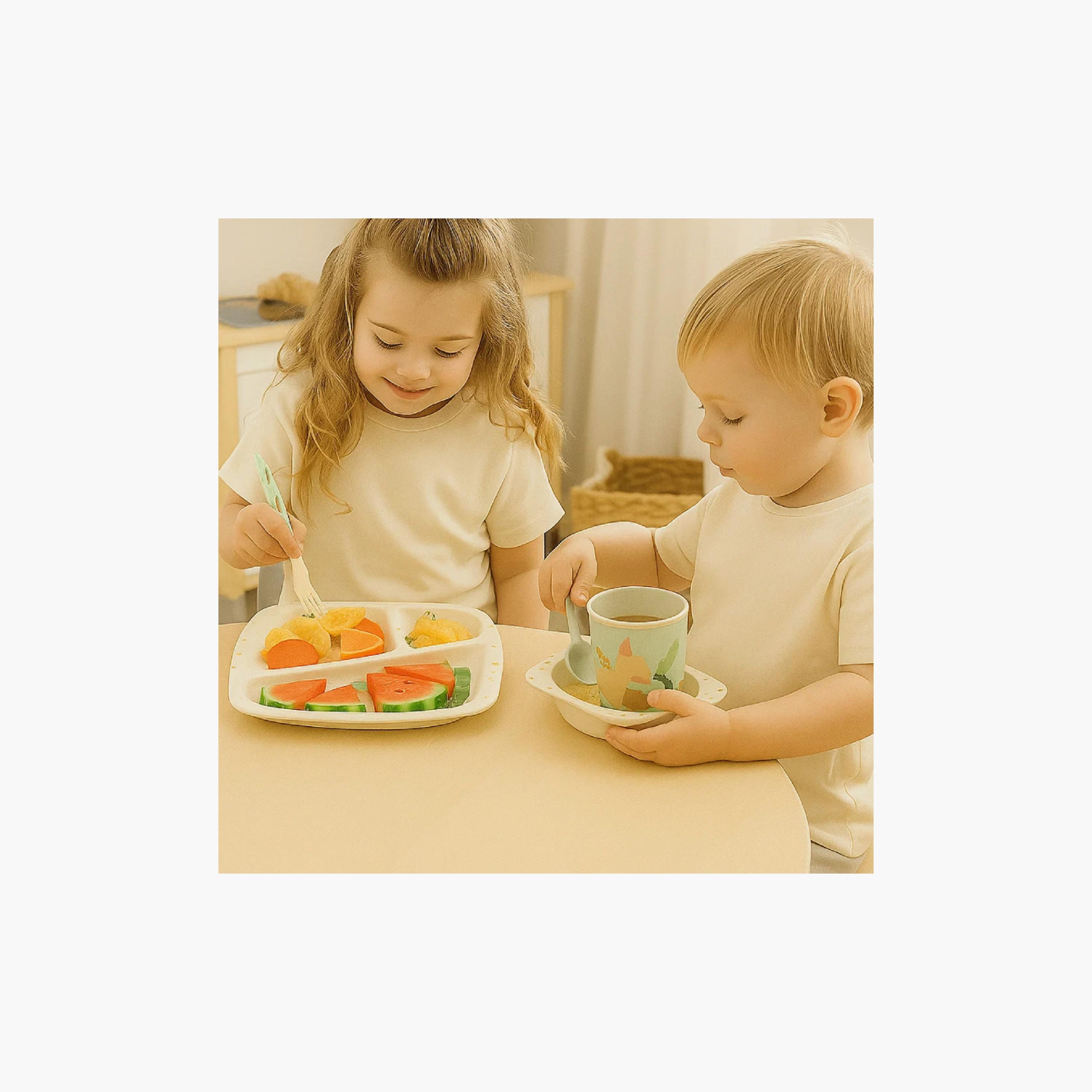 مجموعة أدوات مائدة من الخيزران 5 قطع - اللاما من فاكتوري برايس-baby-feeding-mealtimeessentials-image-5