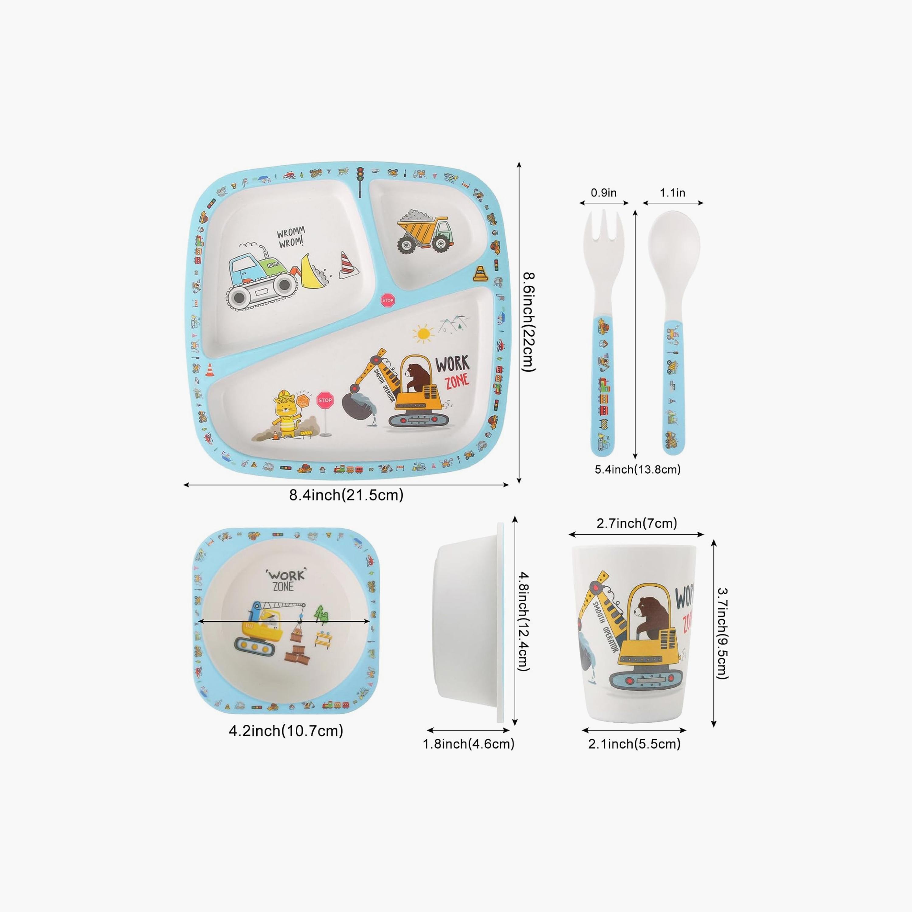 مجموعة أدوات مائدة من الخيزران 5 قطع - إنشاءات من فاكتوري برايس-baby-feeding-mealtimeessentials-image-7