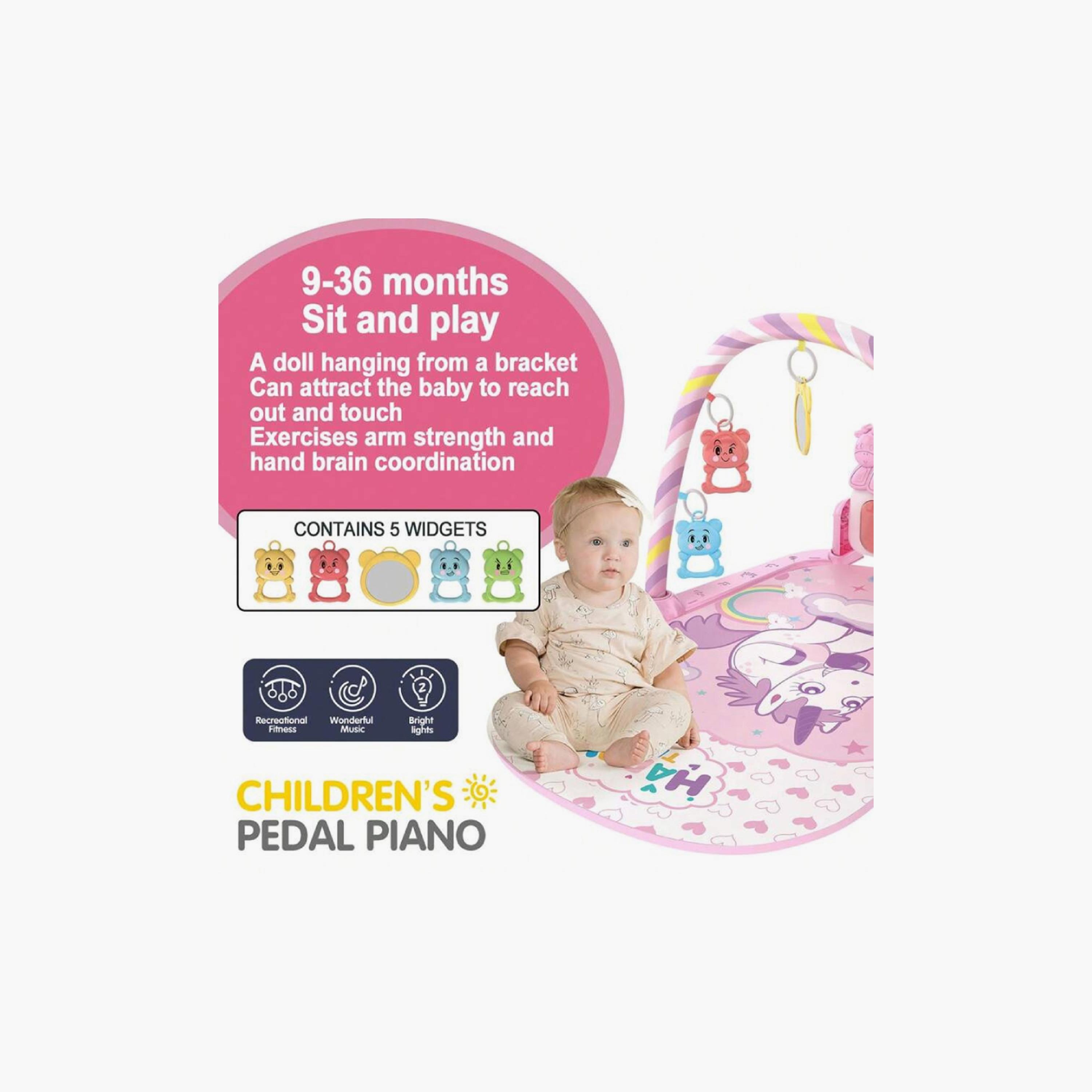 Factory Price Nova Pedal Piano with Music and Lights - A-toys-babyandtoddlertoys-lightsandmusicaltoys-image-5