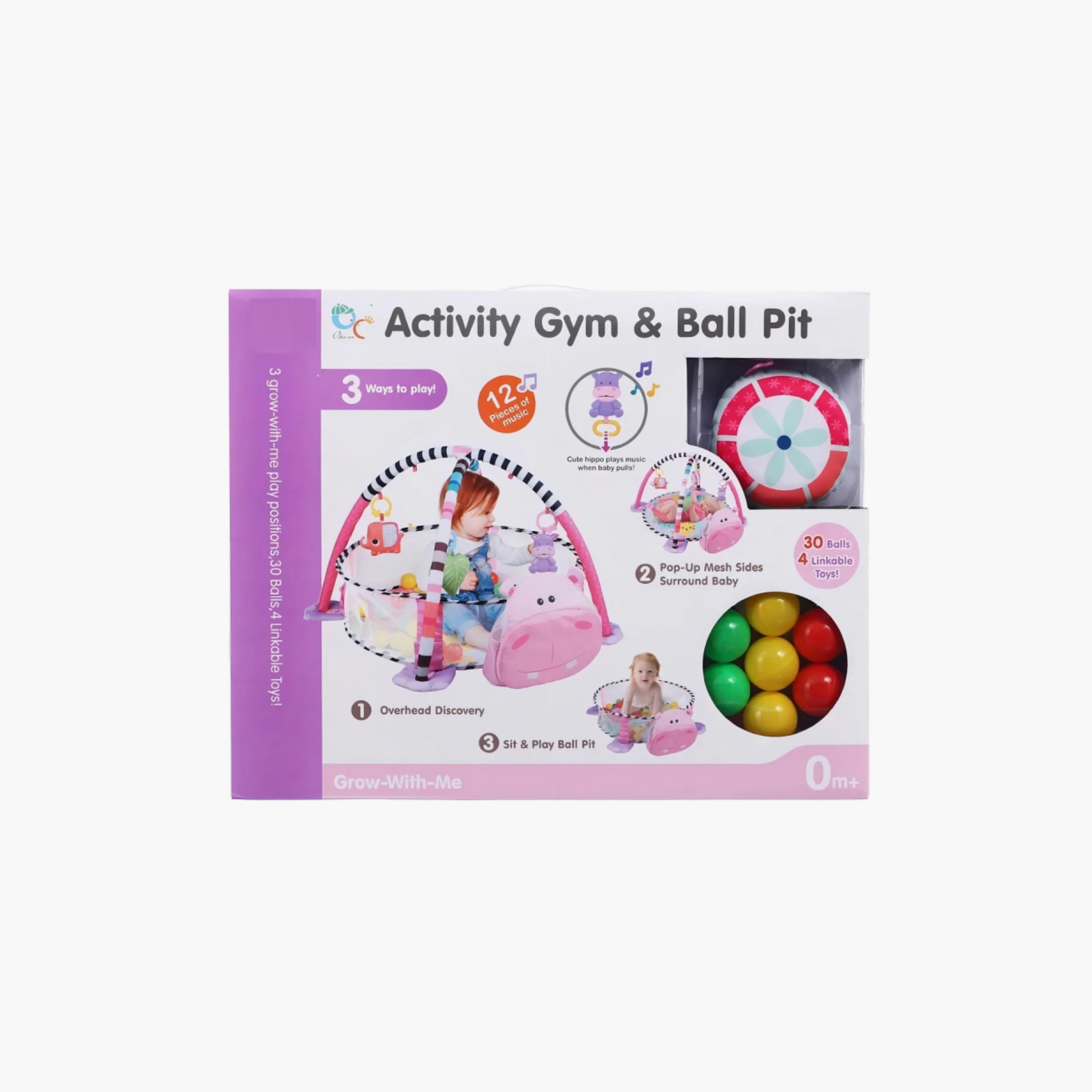 Factory Price Activity Play Gym with Ball Pit - Hippo-baby-infantactivity-playgyms-image-2