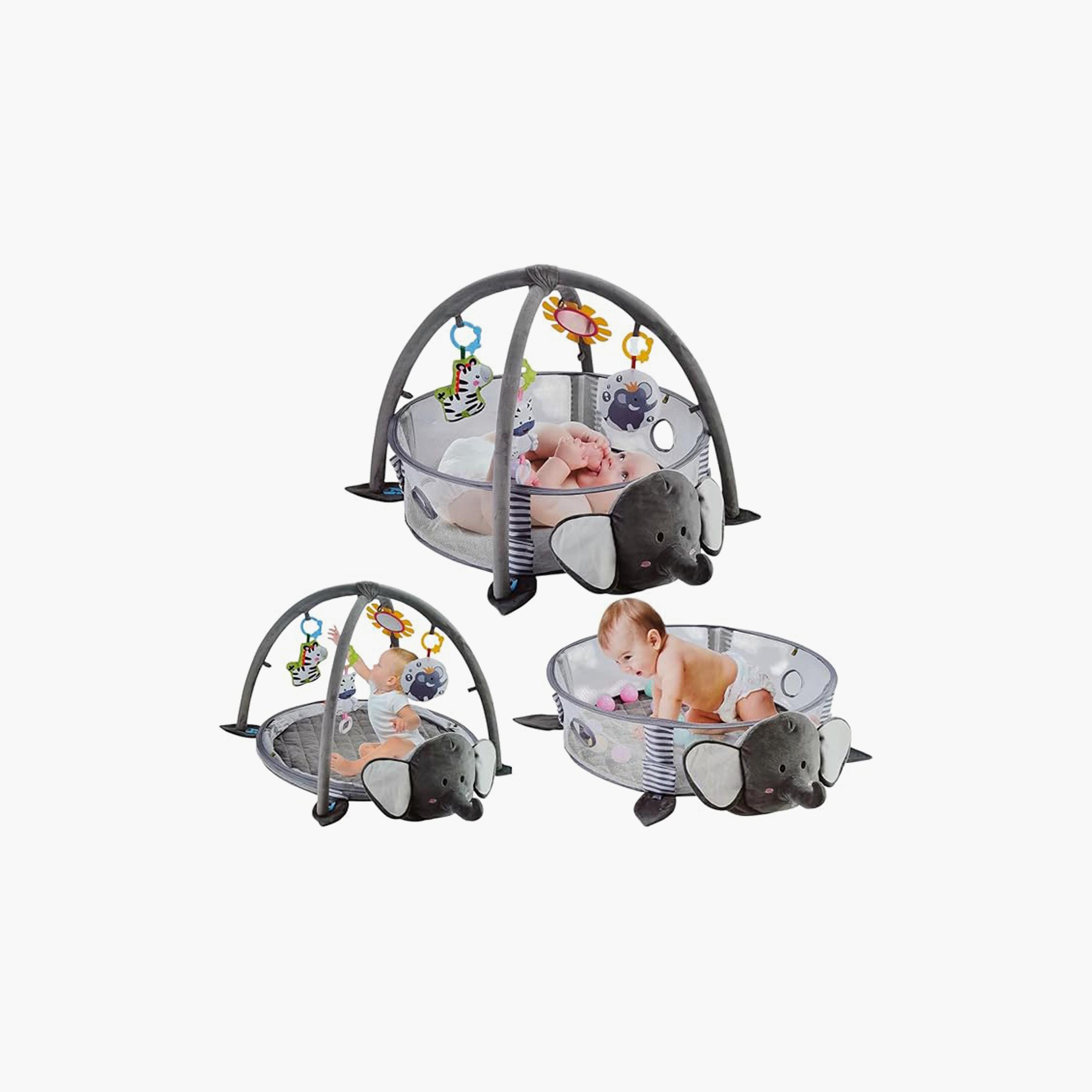 Factory Price Activity Play Gym with Ball Pit - Elephant-baby-infantactivity-playgyms-image-4