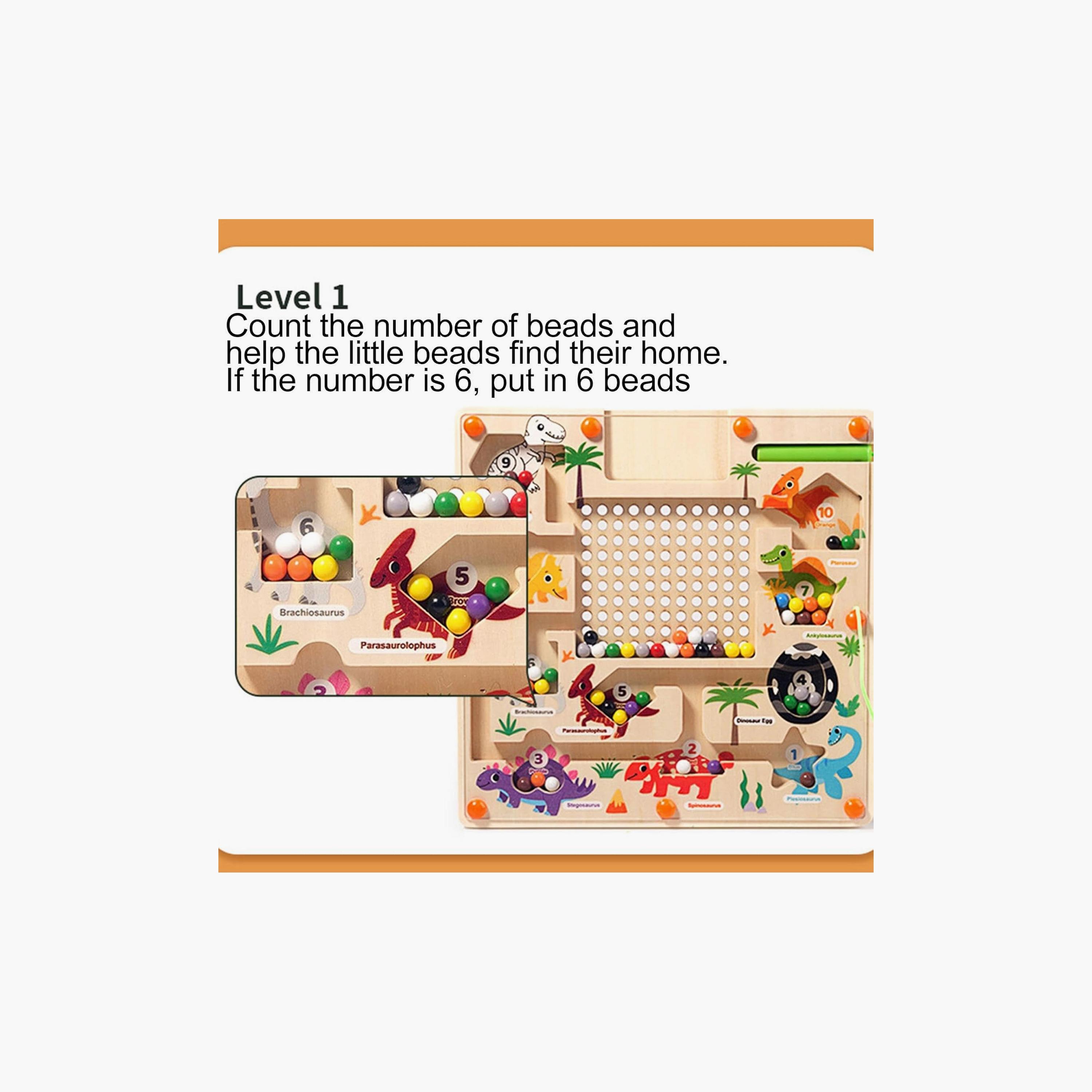 Factory Price Wooden Magnetic Bead Maze Puzzle Toy-toys-indoortoys-boardgames-image-5
