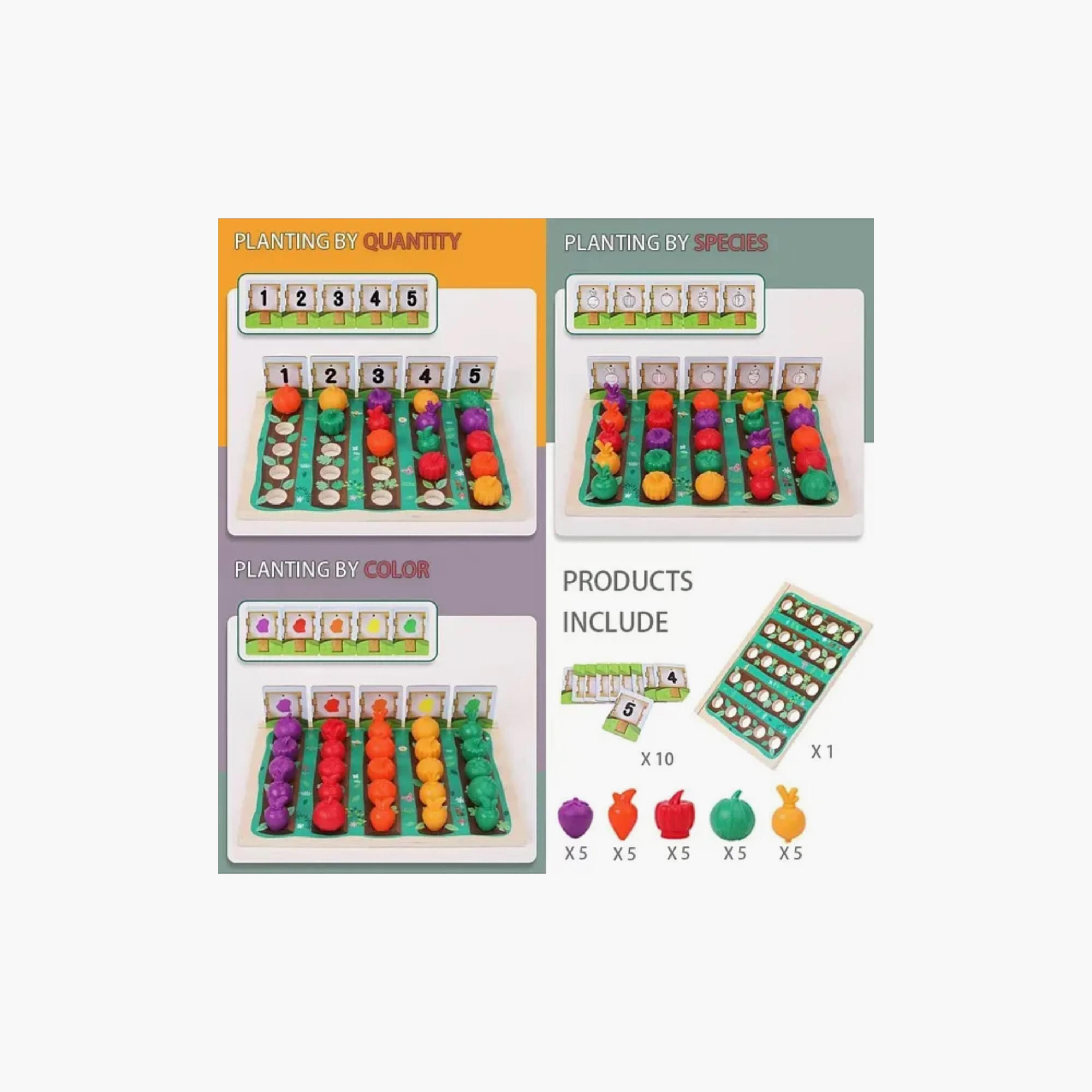 Factory Price Wooden Vegetable Farming Educational Toys-toys-babyandtoddlertoys-learningtoys-image-6