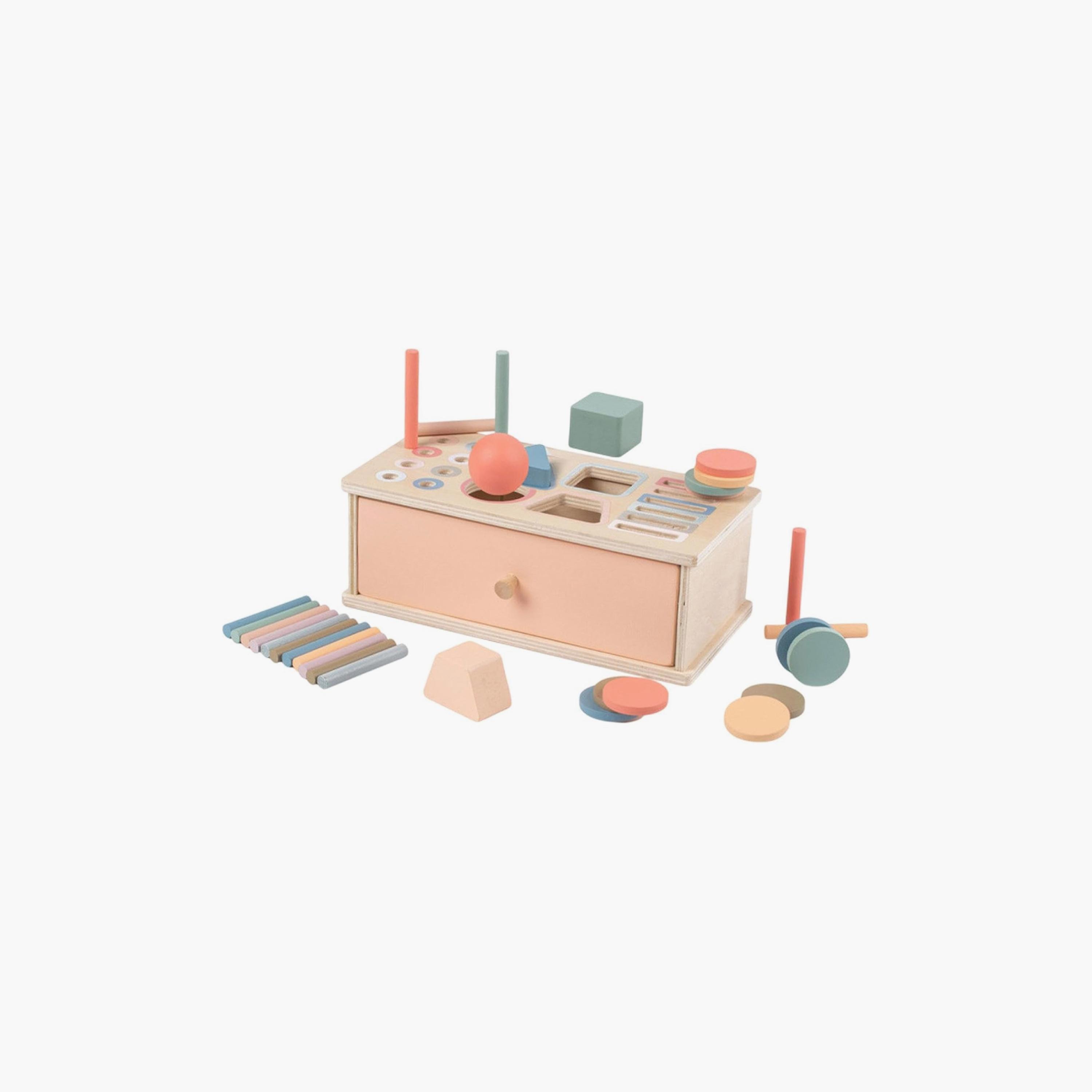 Factory Price Wooden Montessori Shape Sorter Box-toys-babyandtoddlertoys-learningtoys-image-1