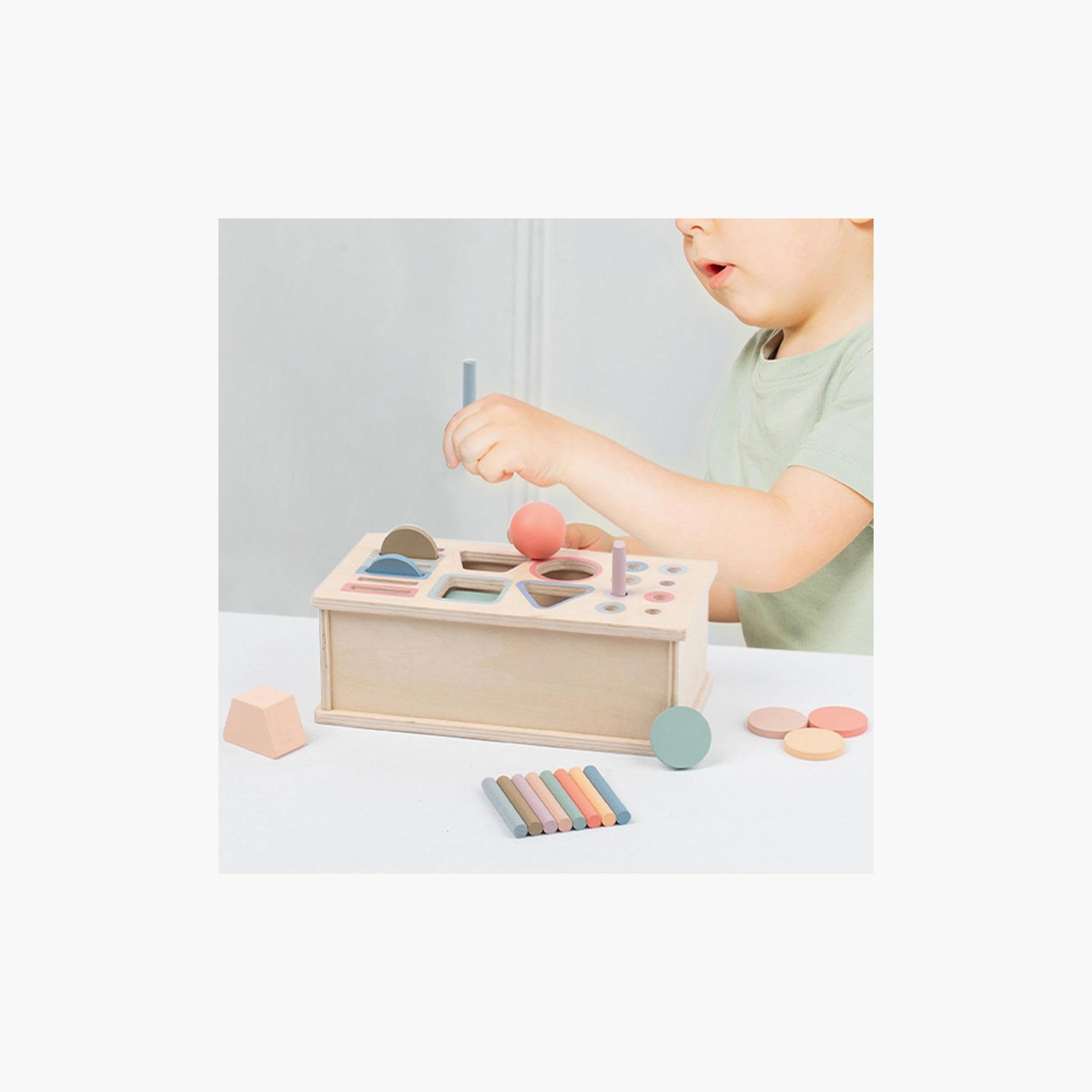 Factory Price Wooden Montessori Shape Sorter Box-toys-babyandtoddlertoys-learningtoys-image-2