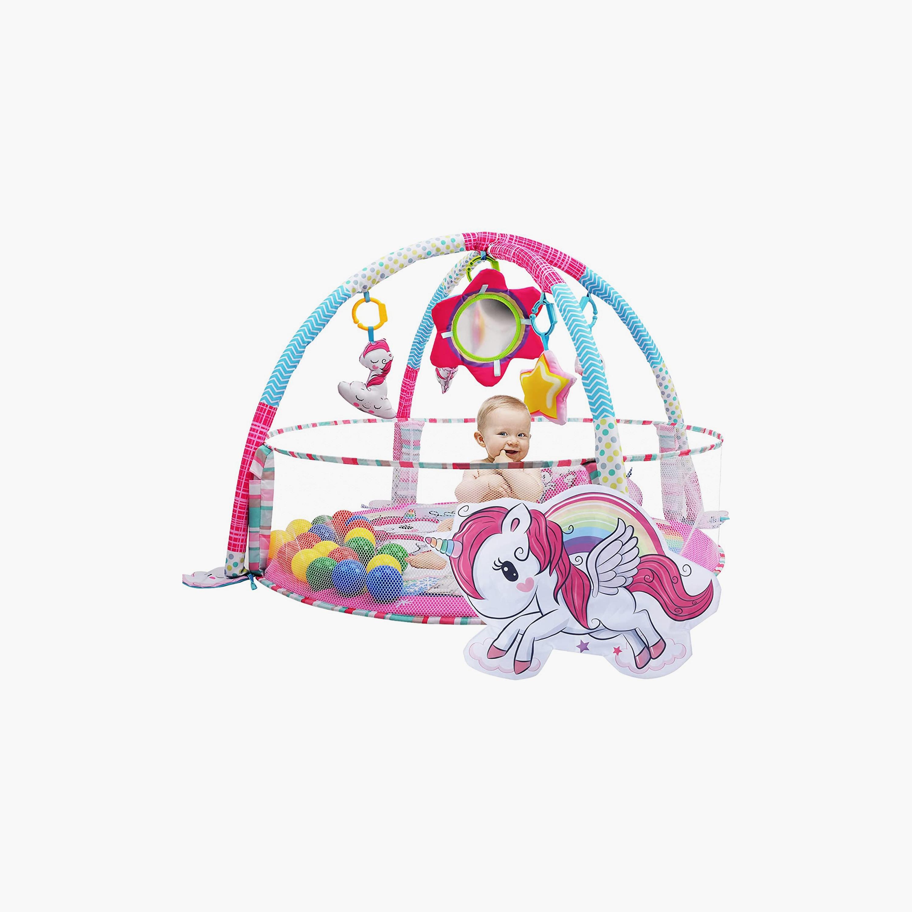 جيم للأنشطة 3 في 1 مع حوض كرات رايلي - B من فاكتوري برايس-baby-infantactivity-playgyms-image-3