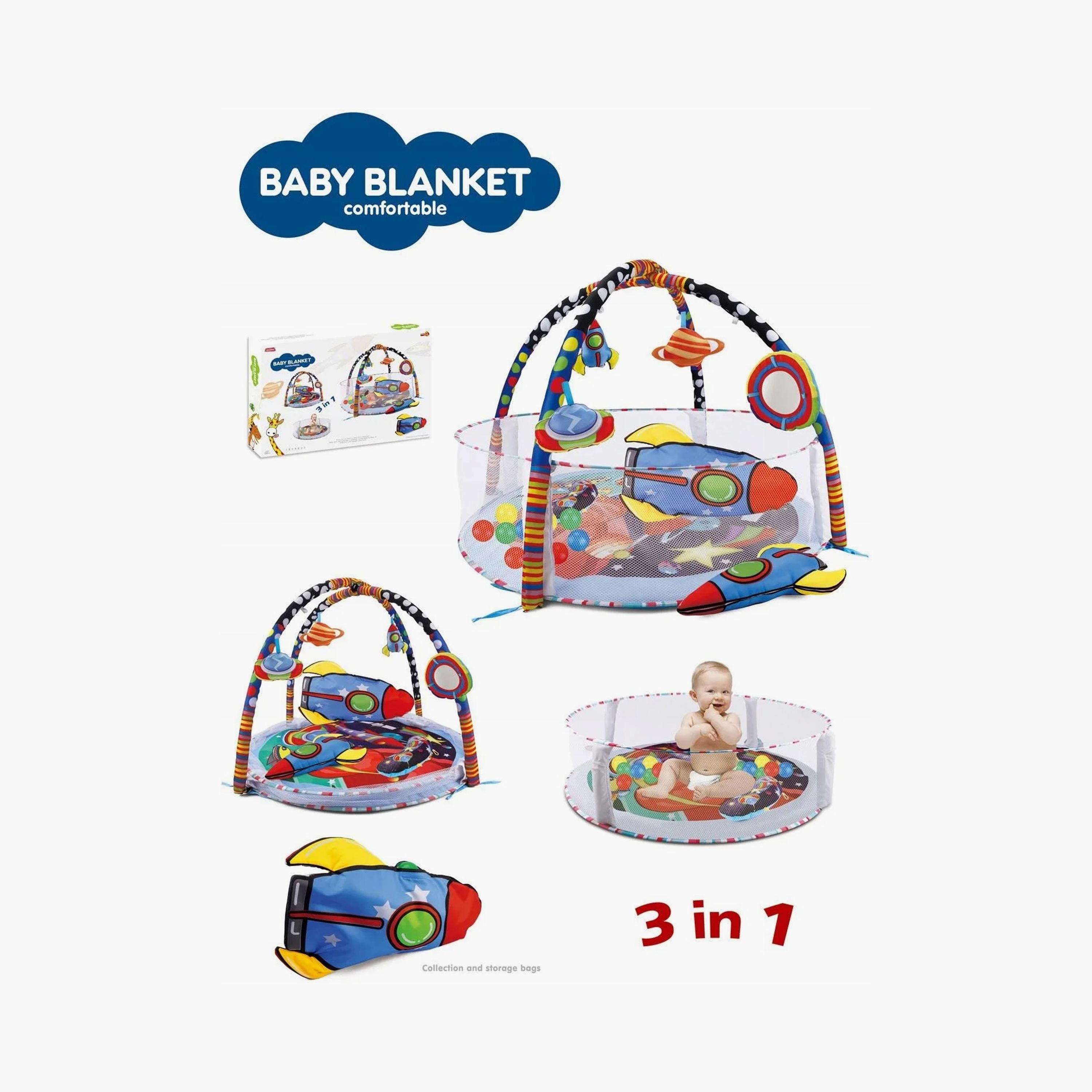 Factory Price Rylee 3-in-1 Activity Play Gym with Ball Pit - C-baby-infantactivity-playgyms-image-1