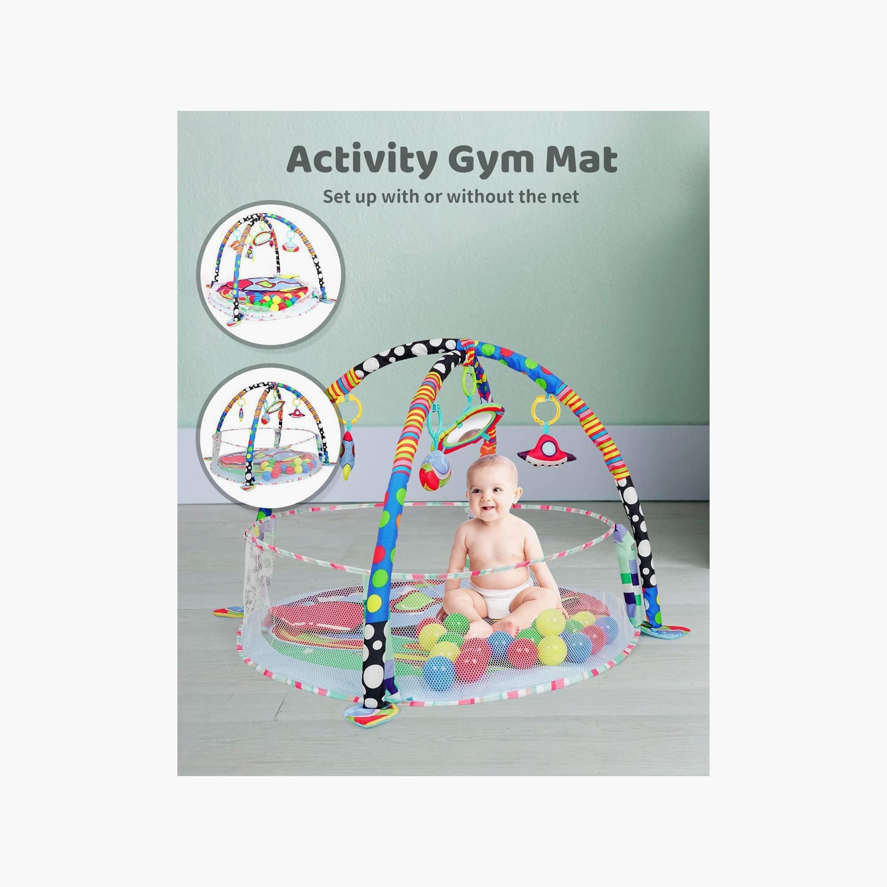 Factory Price Rylee 3-in-1 Activity Play Gym with Ball Pit - C-baby-infantactivity-playgyms-image-6