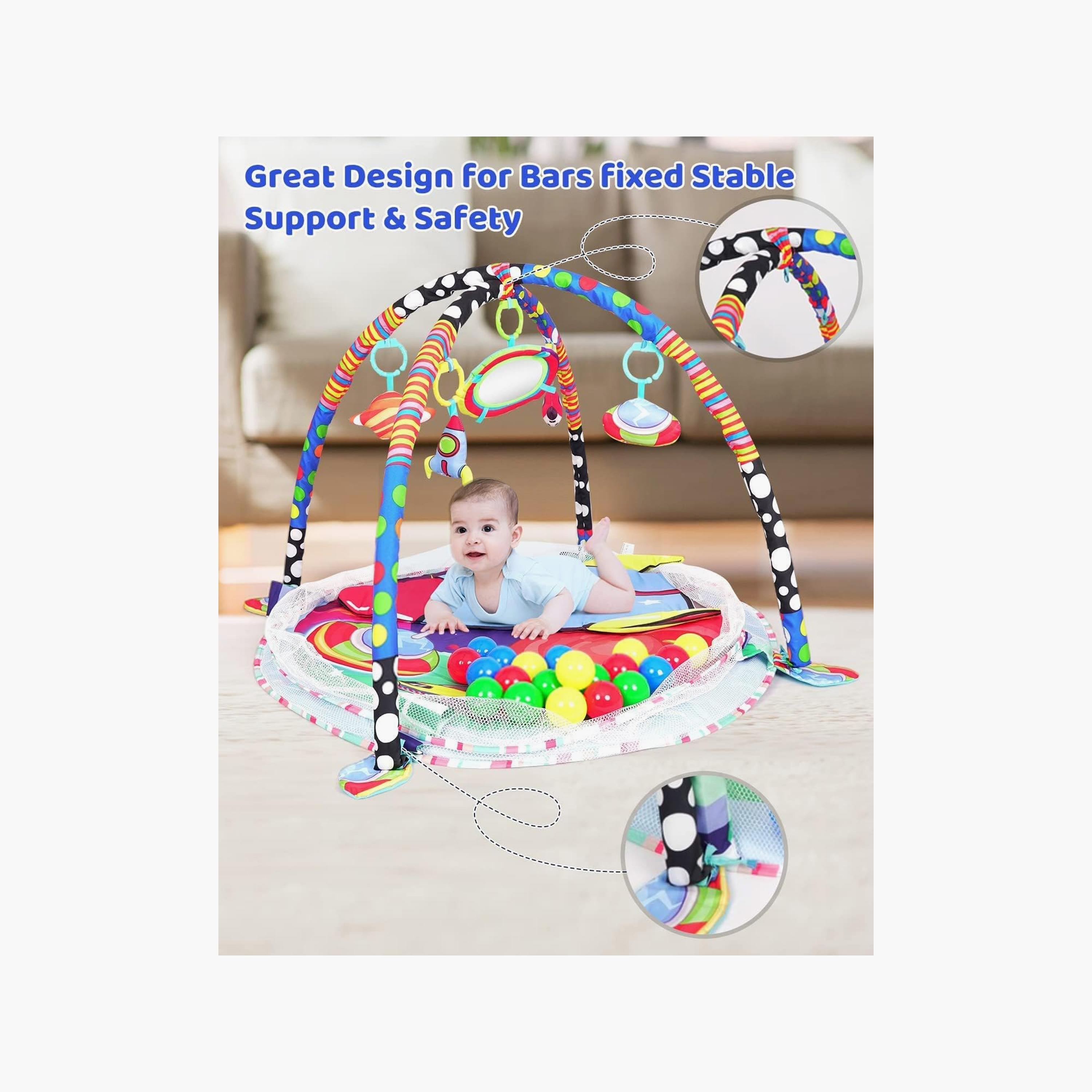 Factory Price Rylee 3-in-1 Activity Play Gym with Ball Pit - C-baby-infantactivity-playgyms-image-7