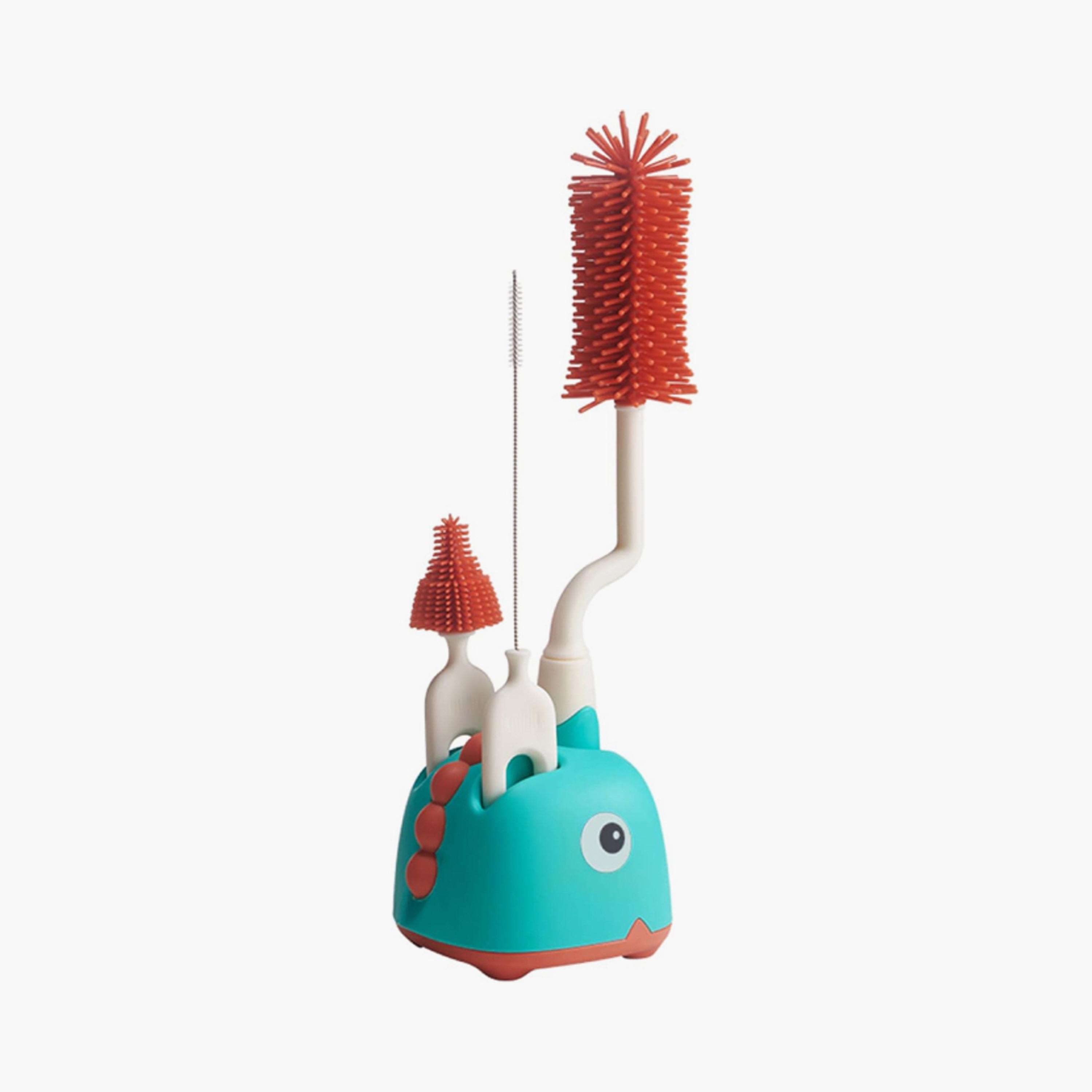 Factory Price Kaylen Silicone Feeding Bottle Cleaning Brush Set-baby-feeding-accessories-image-1
