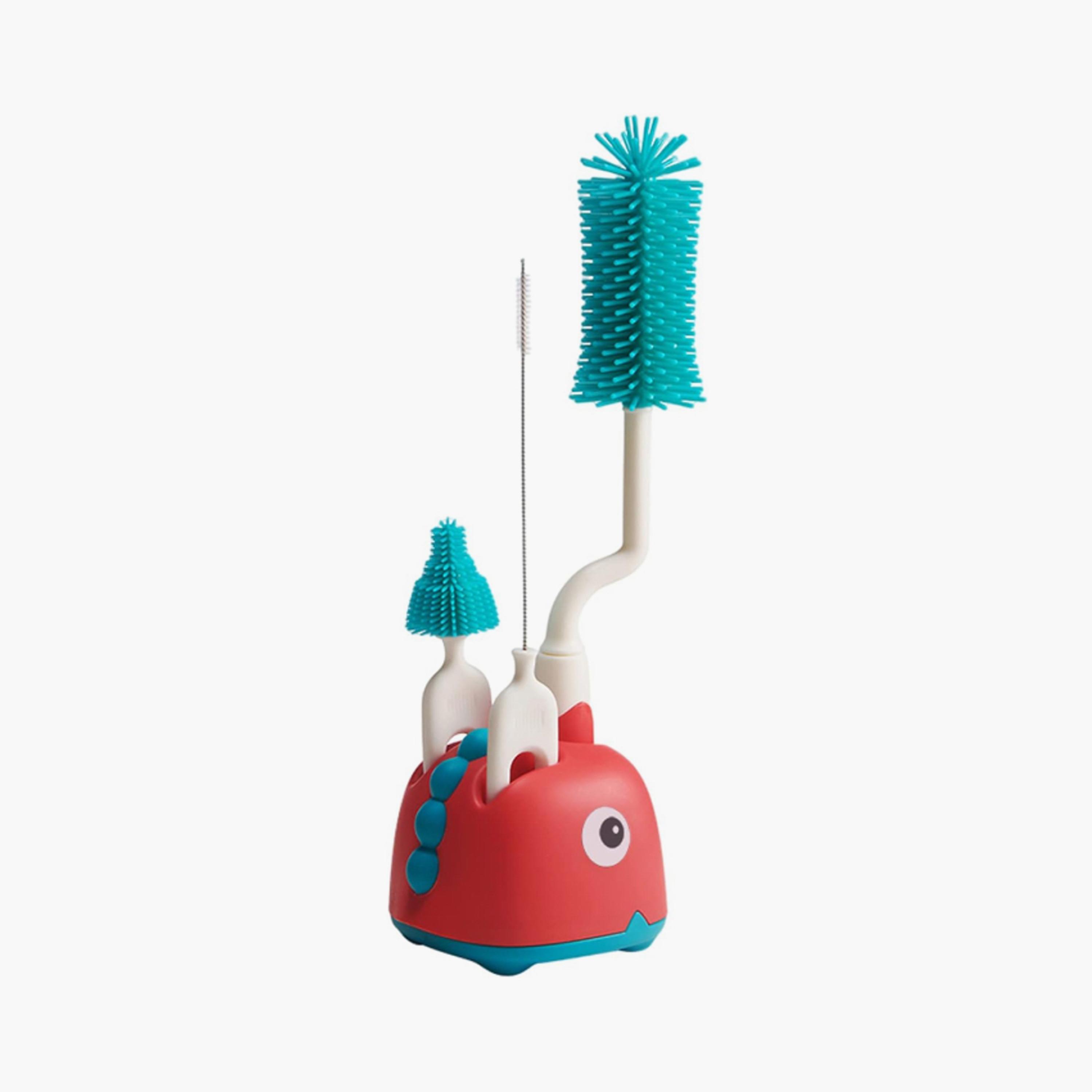Factory Price Kaylen Silicone Feeding Bottle Cleaning Brush Set-baby-feeding-accessories-image-1