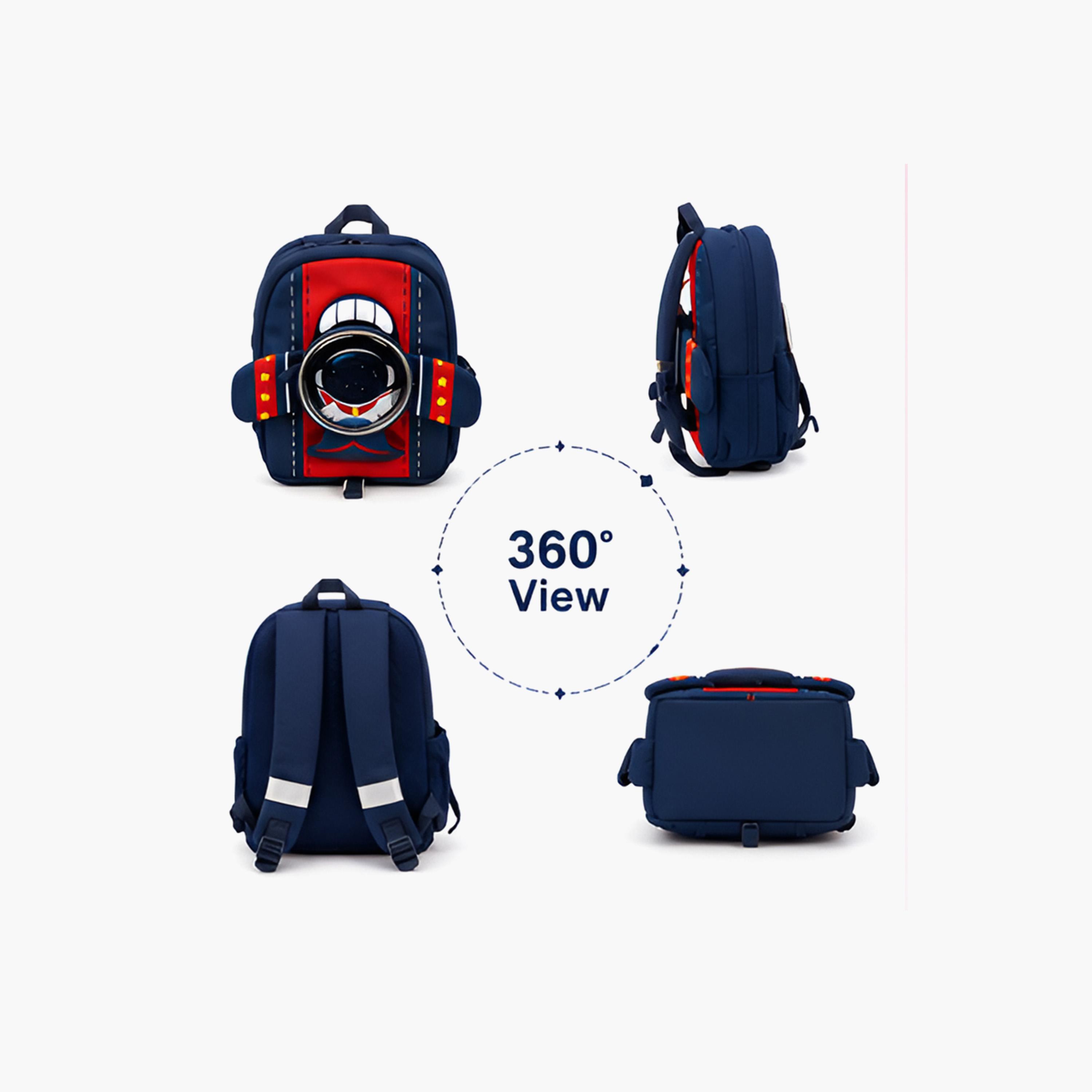 Cocobee Astronaut Printed Backpack For Boys - Blue-school-bagsandbackpacks-backpacks-image-5