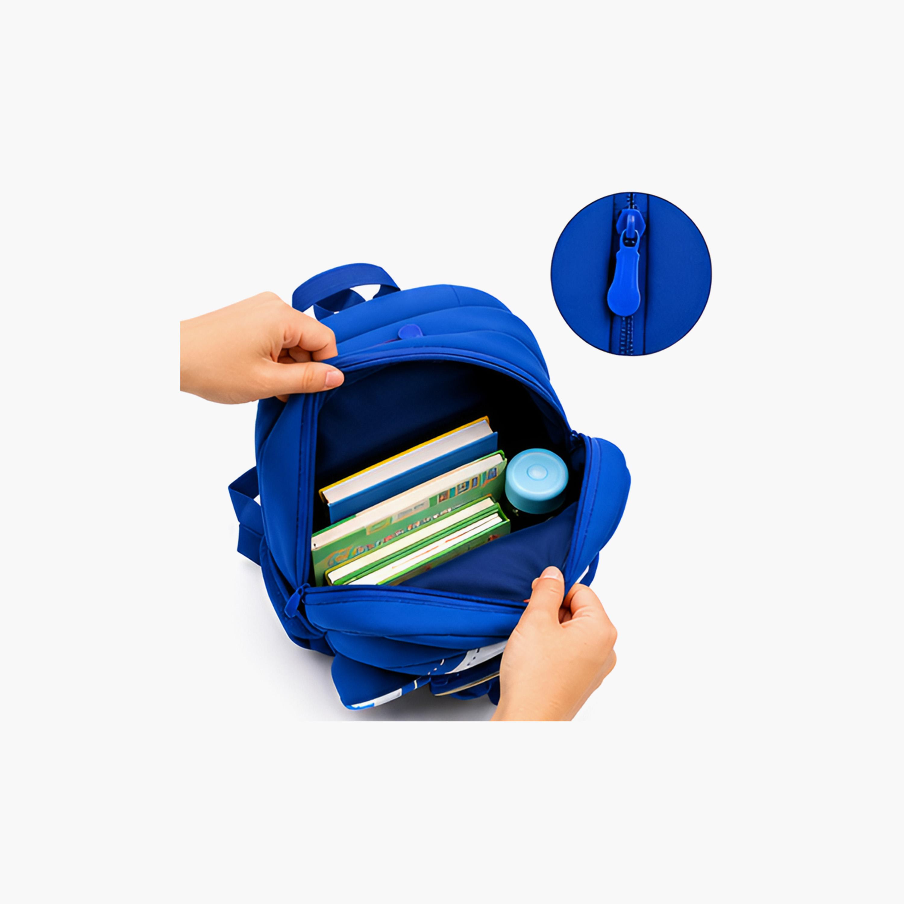 حقيبة ظهر مطبوعة بالديناصور للأولاد من كوكوبي - أزرق-school-bagsandbackpacks-backpacks-image-4