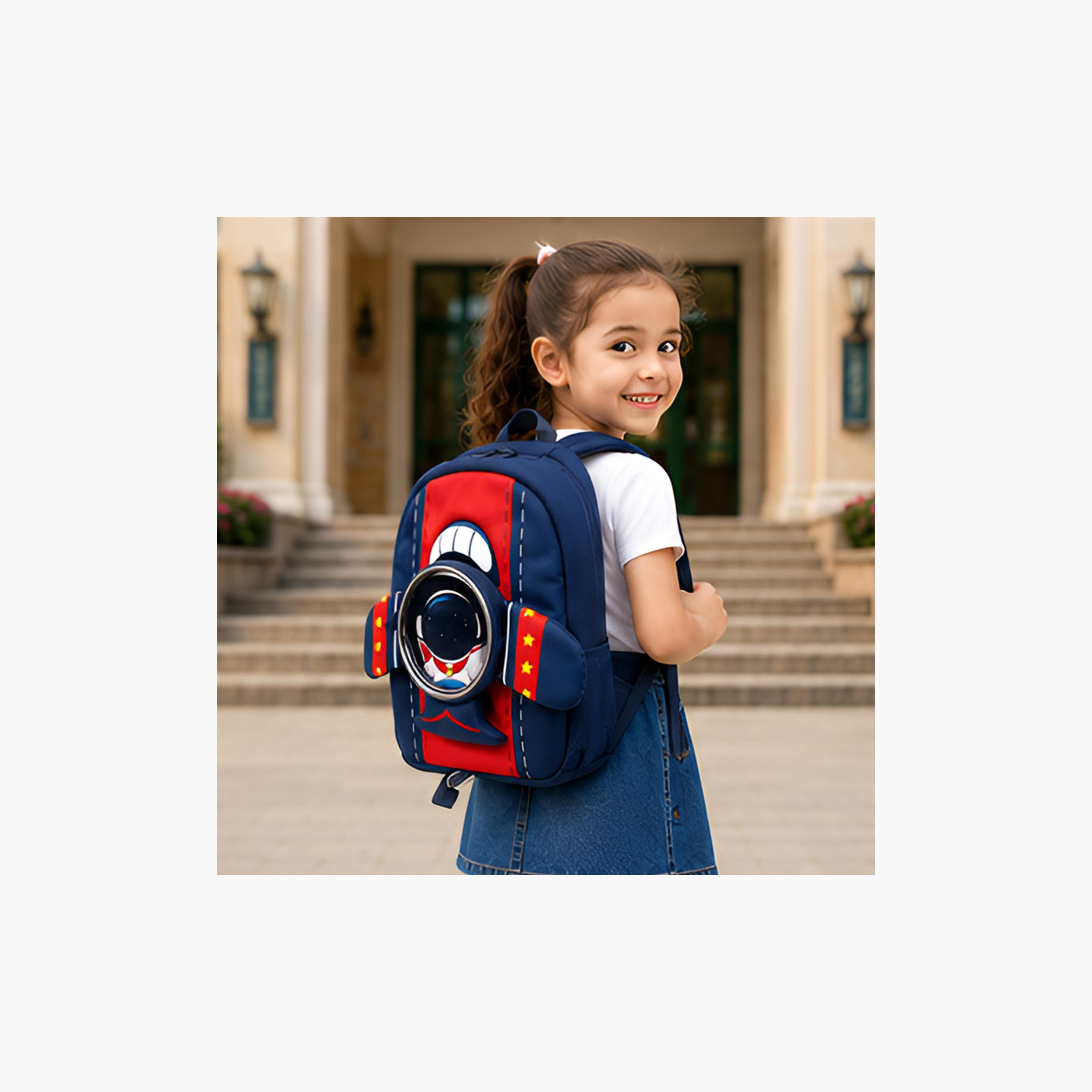 حقيبة ظهر مطبوعة برائد فضاء للأولاد - 16.5 بوصة - أزرق من كوكوبي-school-bagsandbackpacks-backpacks-image-10