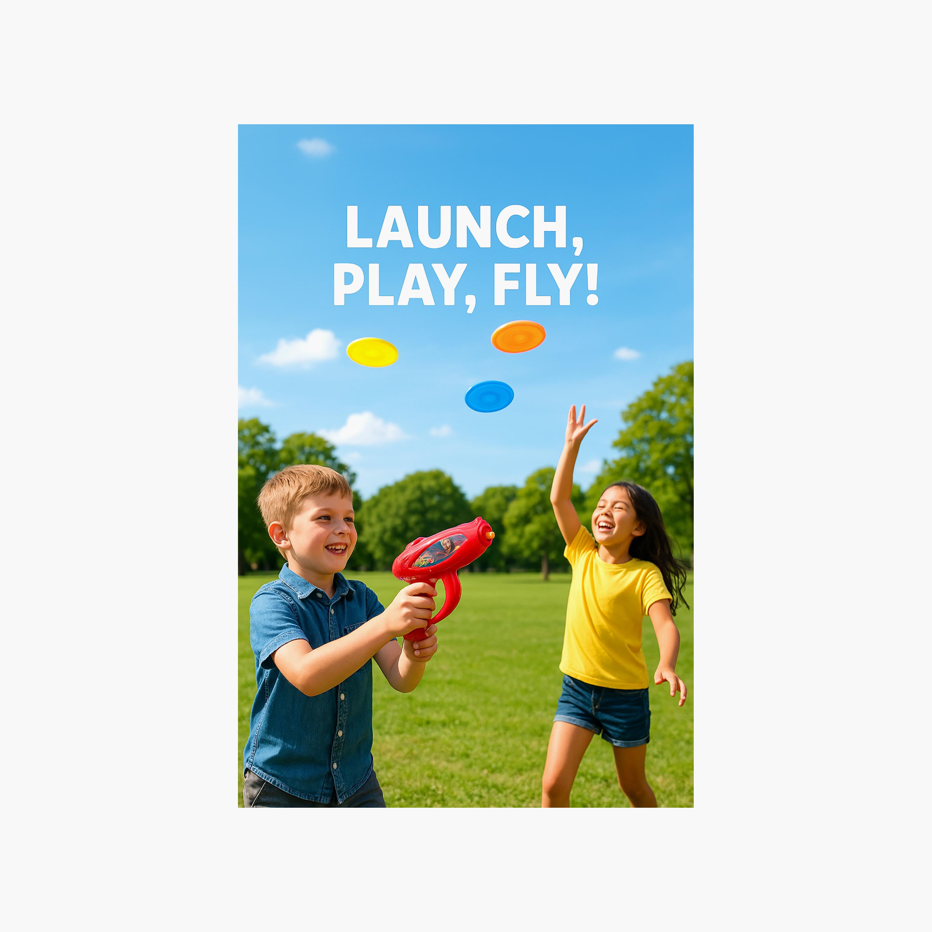 مسدس أطباق طائرة علوي من مارفل سبايدر-مان مع 3 أقراص - متعدد الألوان-toys-outdoor-activity-image-4