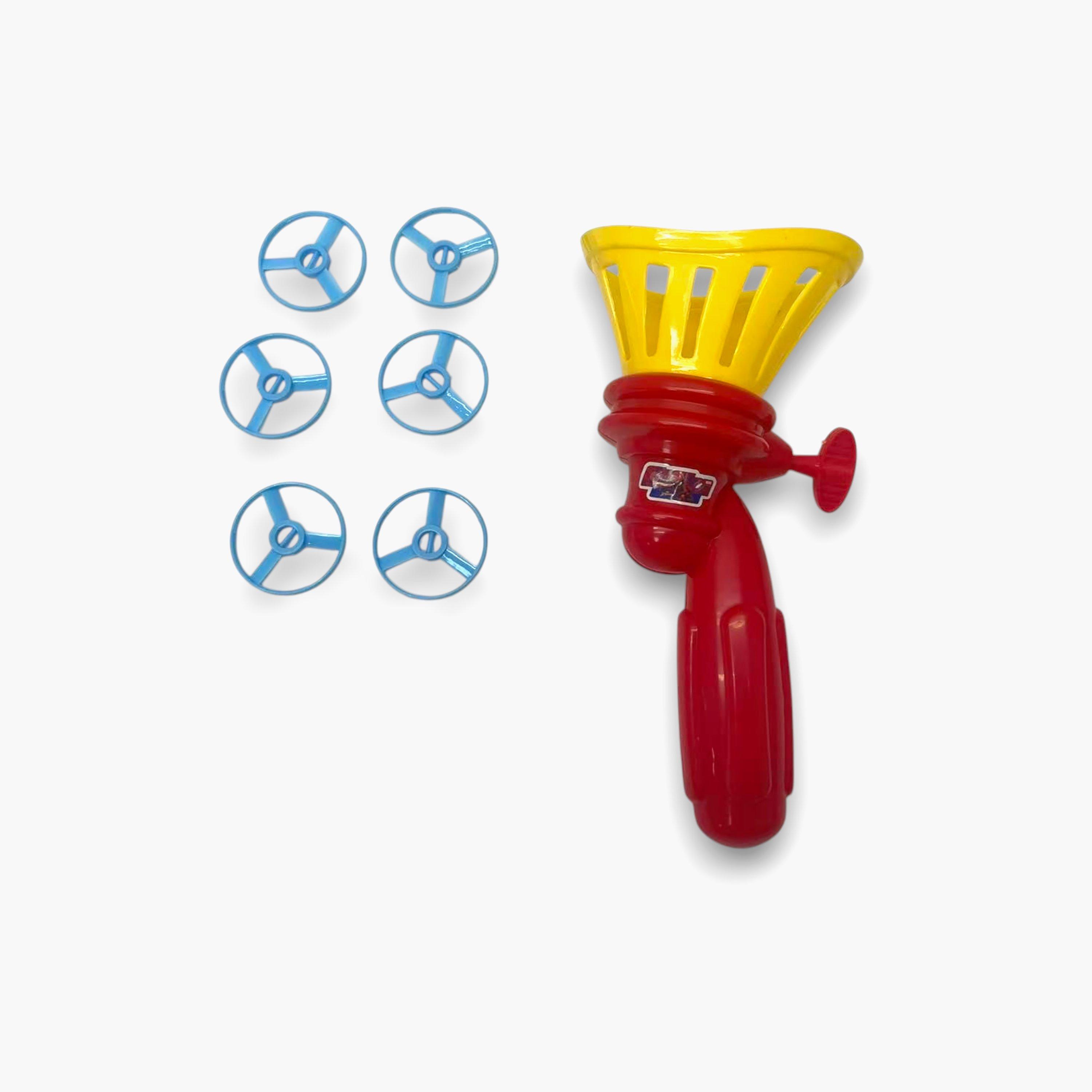 Marvel Flying Saucer Disc Shooter Toy with 5 Launching Discs - Multicolor-toys-outdoor-activity-image-1