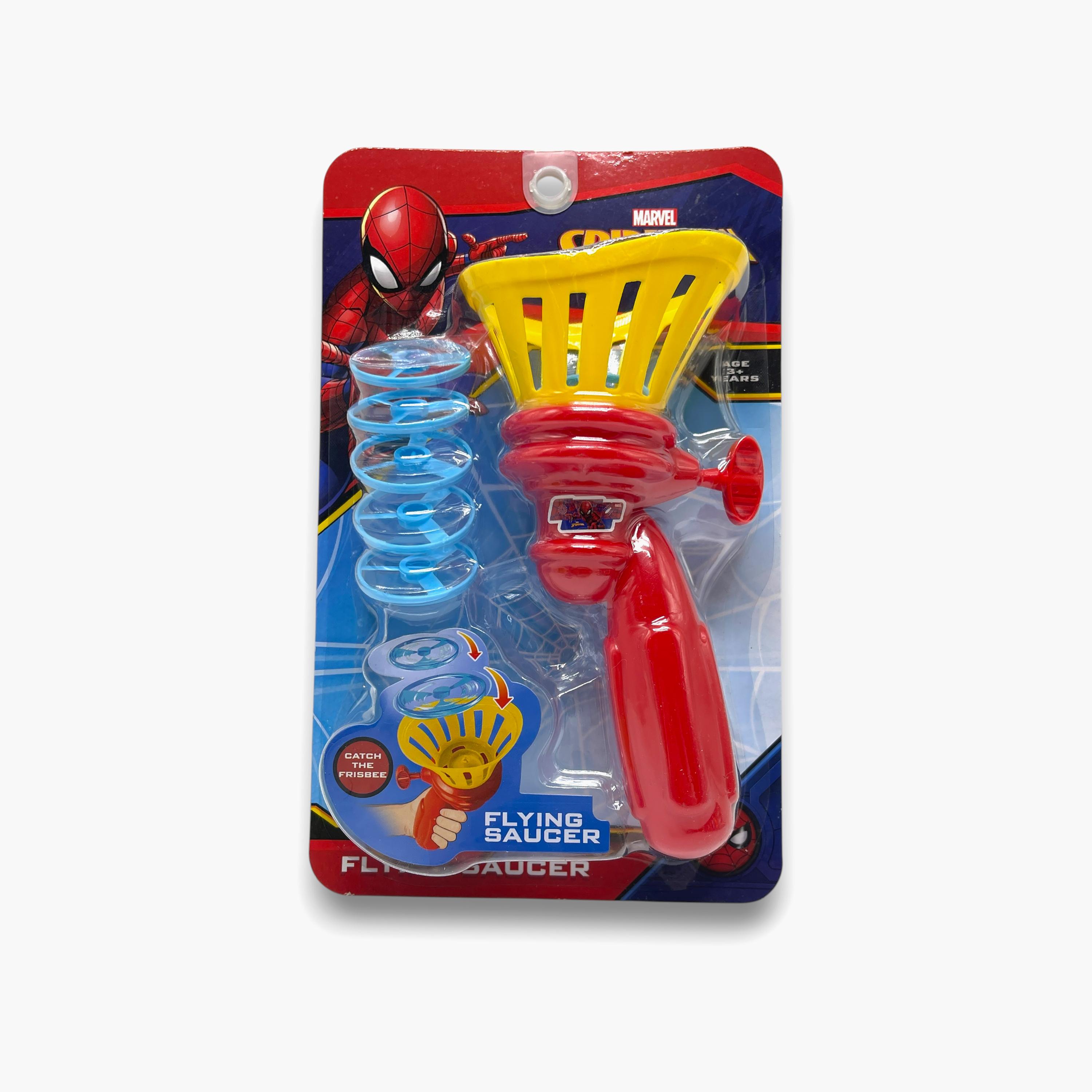 Marvel Flying Saucer Disc Shooter Toy with 5 Launching Discs - Multicolor-toys-outdoor-activity-image-2