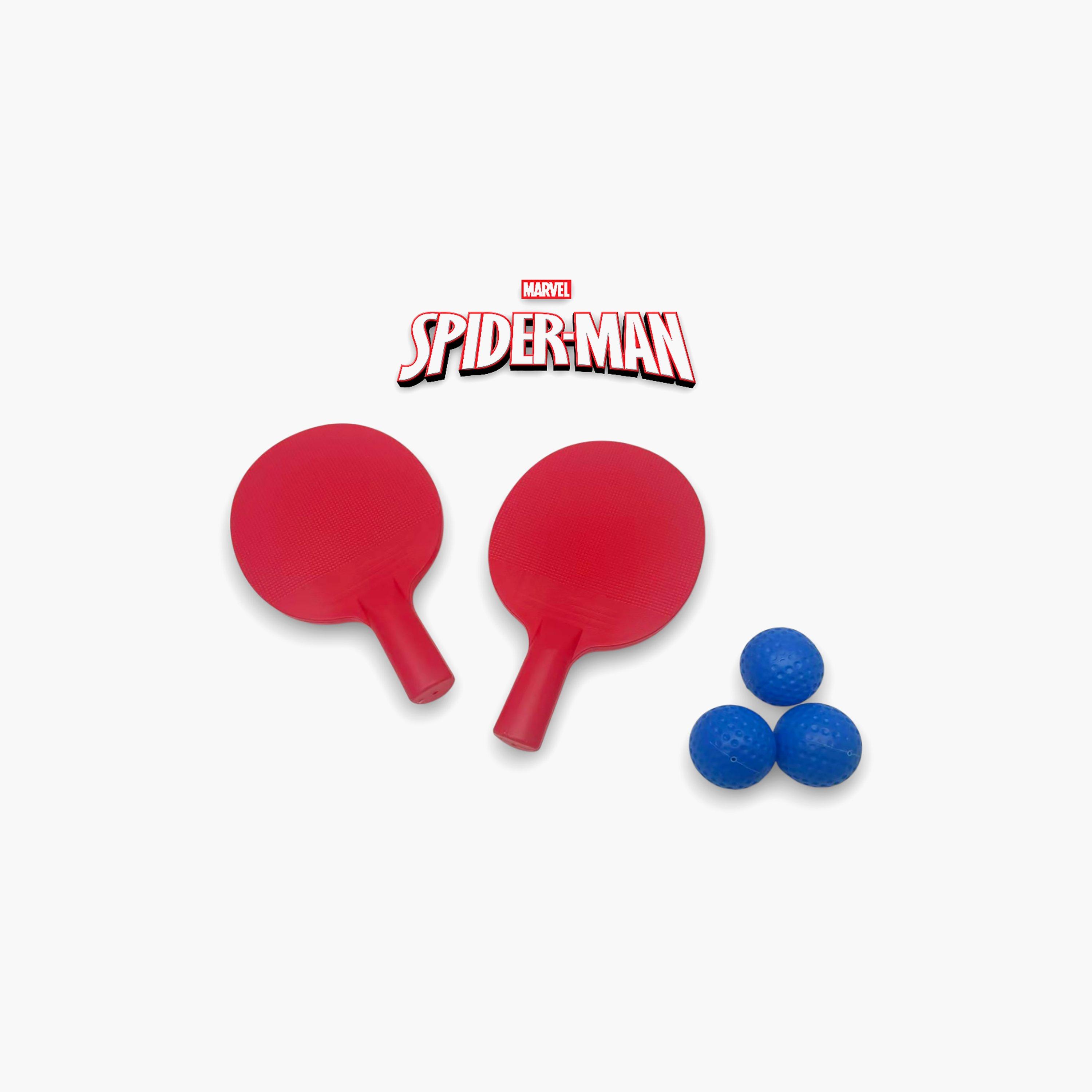 Marvel Spider-Man Paddle Ball Set with 3 Balls - Multicolor-toys-outdoor-activity-image-2