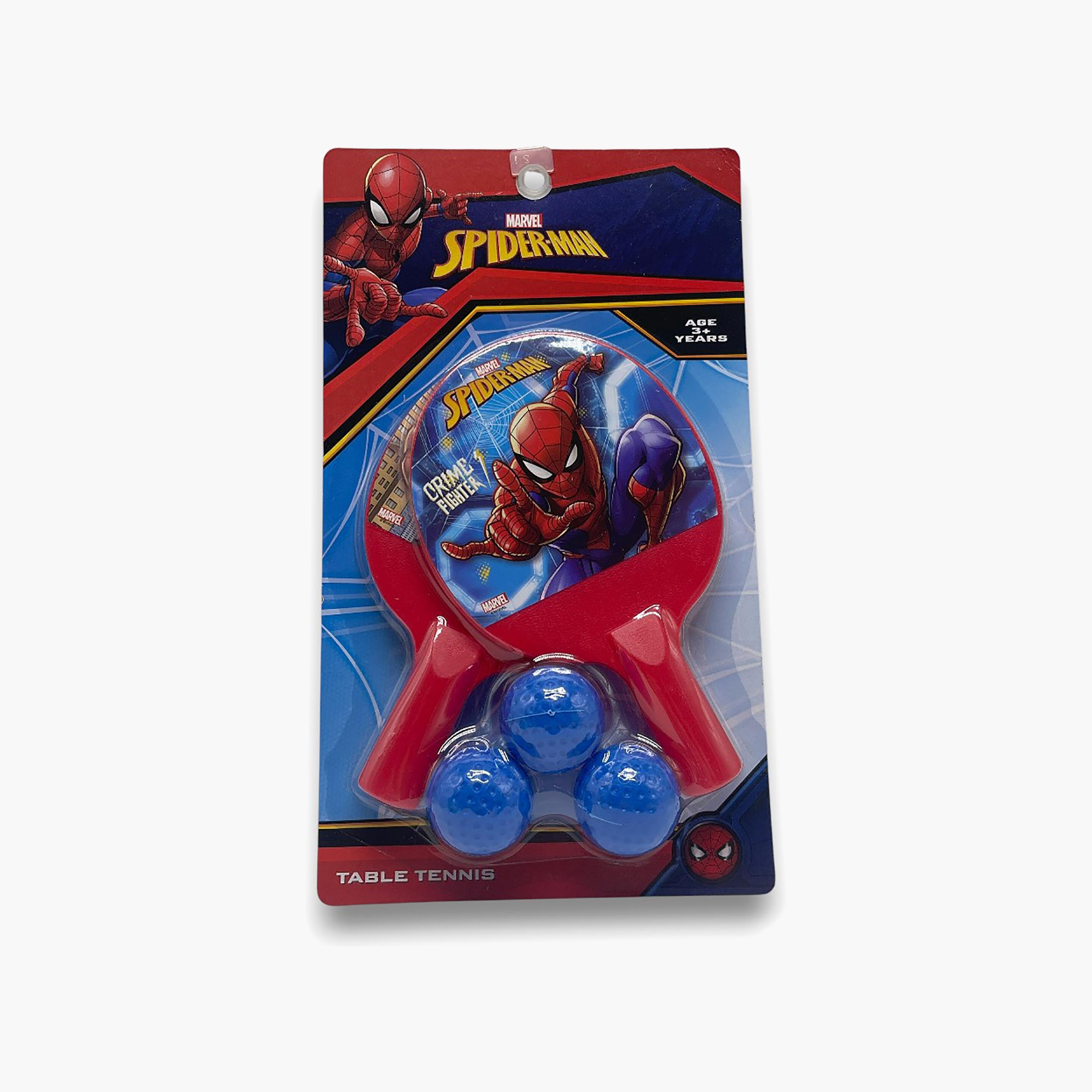 Marvel Spider-Man Paddle Ball Set with 3 Balls - Multicolor-toys-outdoor-activity-image-3