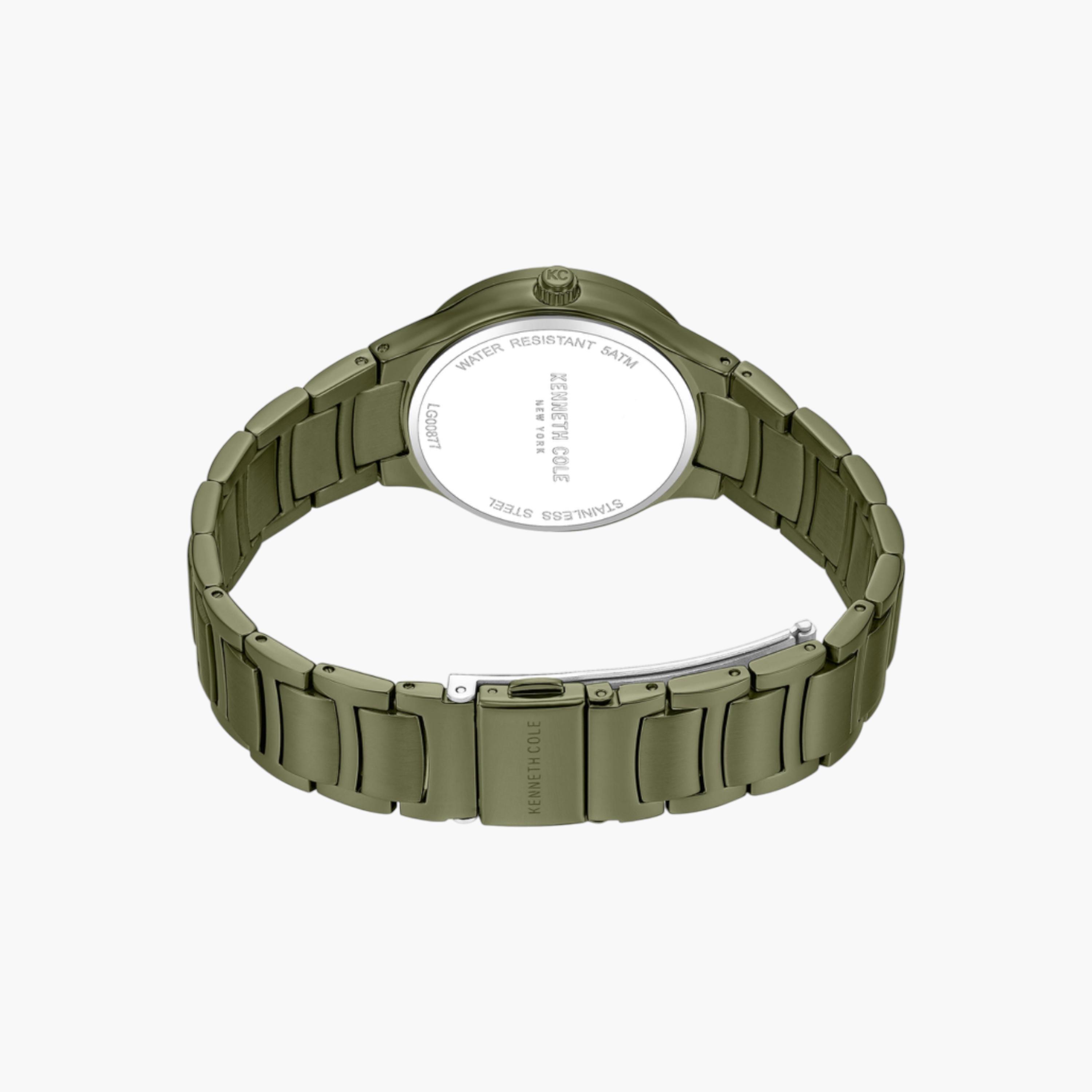 Monroe Green Mother-of-pearl Dial Stainless Steel Bracelet Analog Watch for Women - 34mm-women-watchesandjewellery-watches-image-3