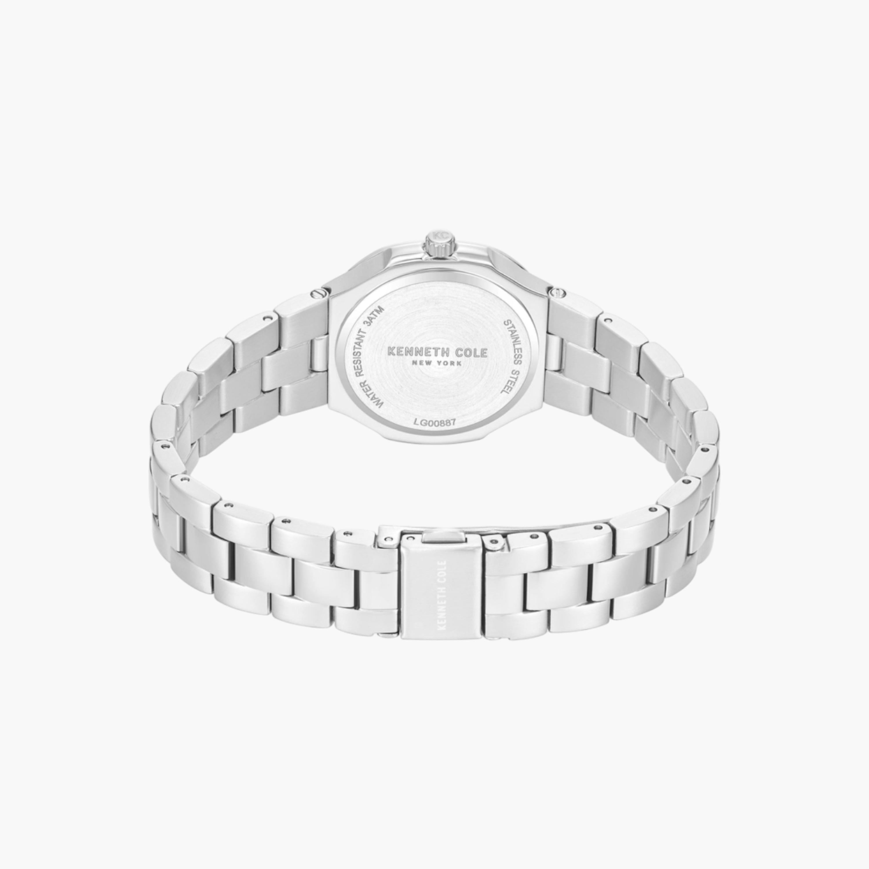Rockland White Mother-of-pearl Dial Stainless Steel Bracelet Analog Watch for Women - 33mm-women-watchesandjewellery-watches-image-3