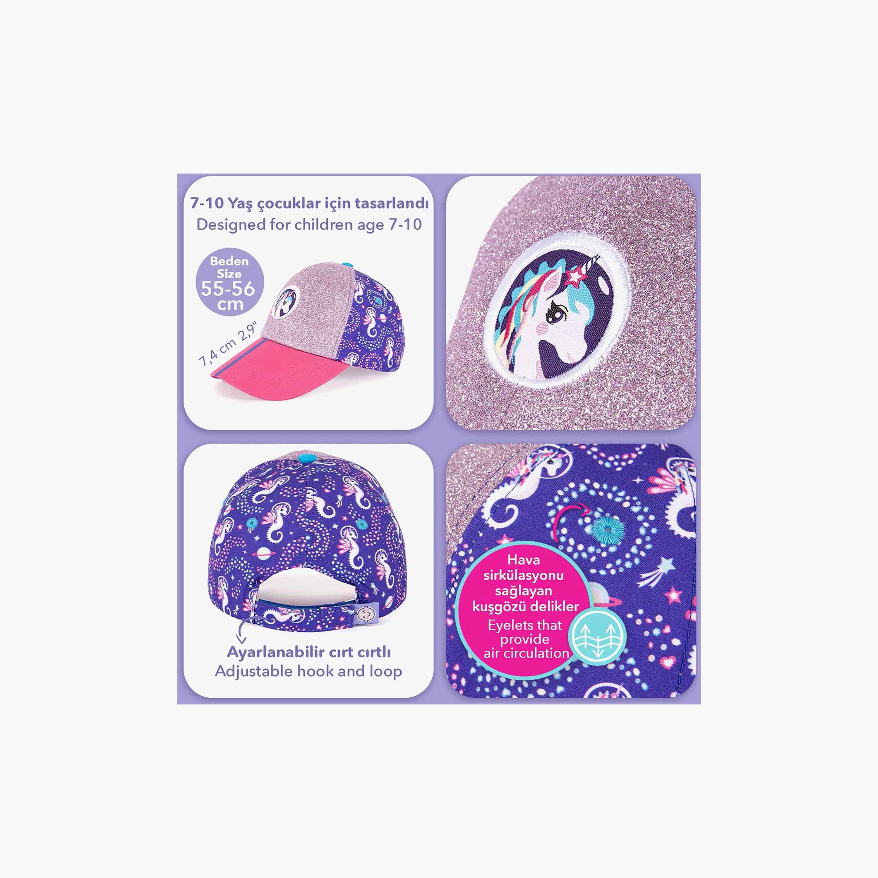 قبعة أطفال من ميلك آند مو - تصميم أيريس-girls-accessories-caps-image-1