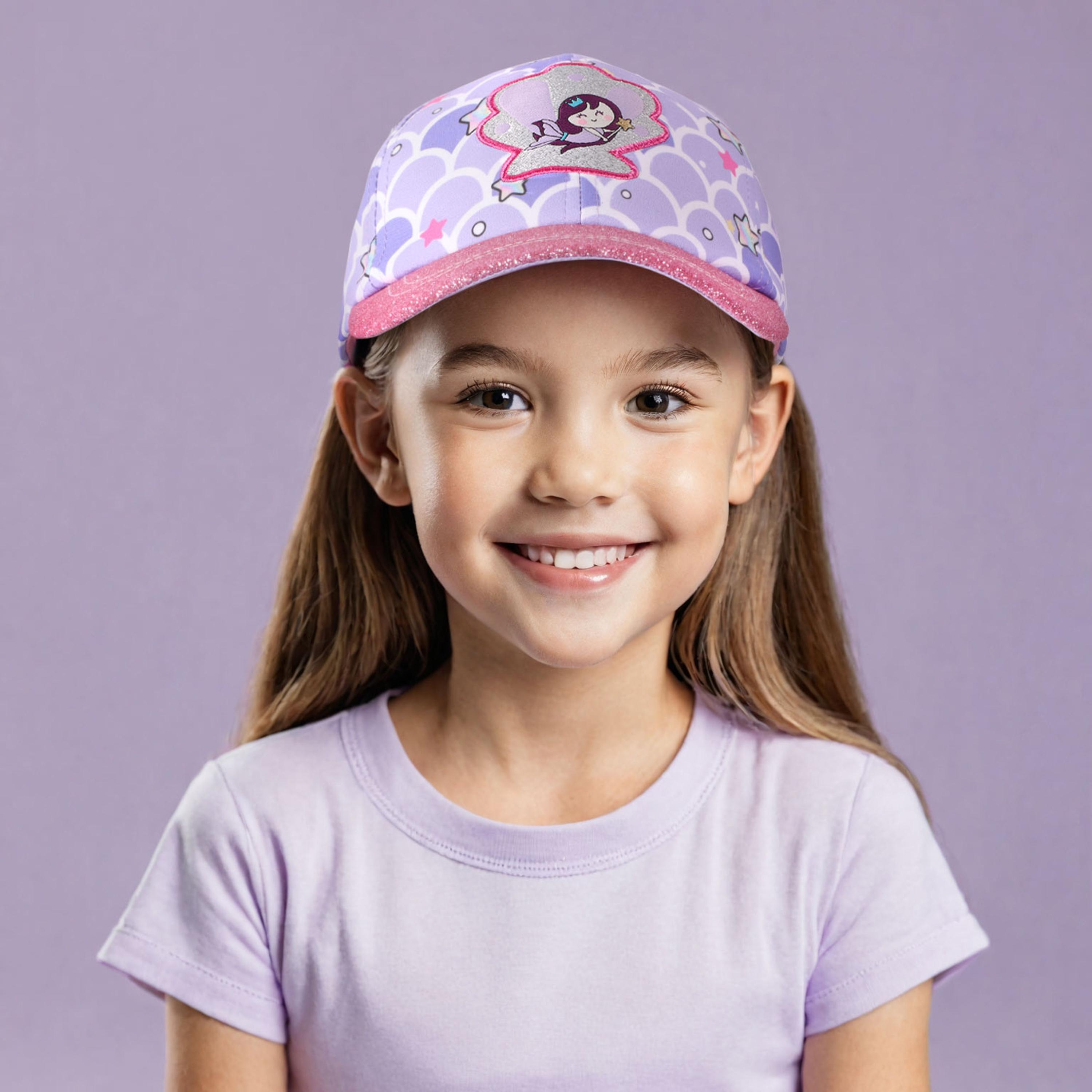 قبعة أطفال الحورية الصغيرة من ميلك آند مو - لعمر 4-6 سنوات-girls-accessories-caps-image-2