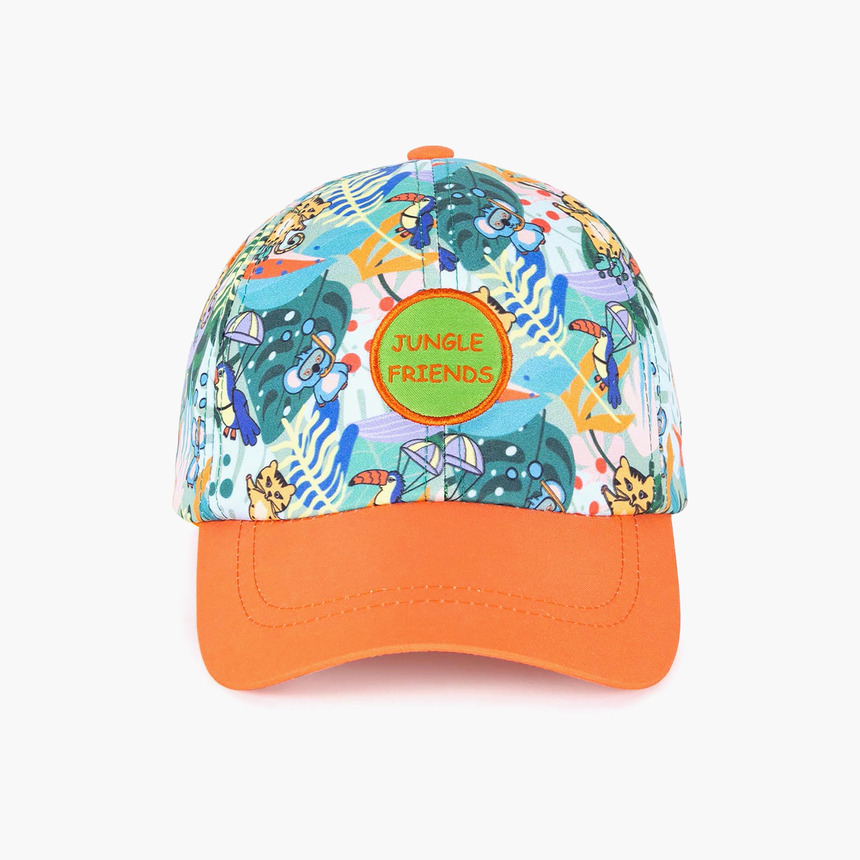 Milk&Moo Kid's Hat - Jungle Friends - 4-6 Years-boys-accessories-caps-image-1