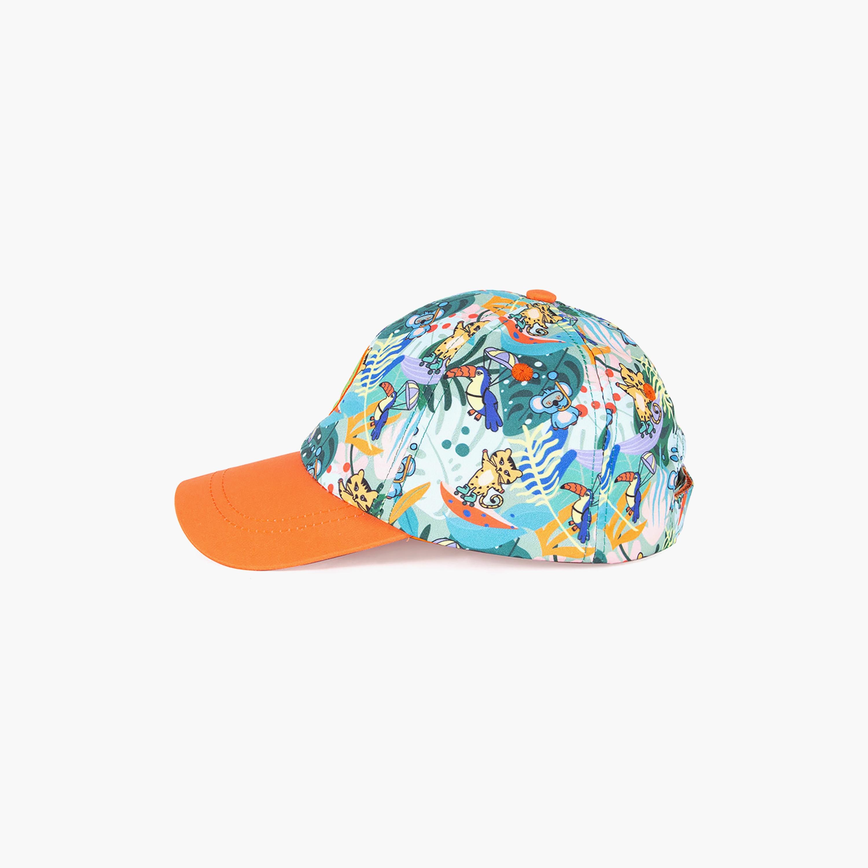 Milk&Moo Kid's Hat - Jungle Friends - 4-6 Years-boys-accessories-caps-image-2