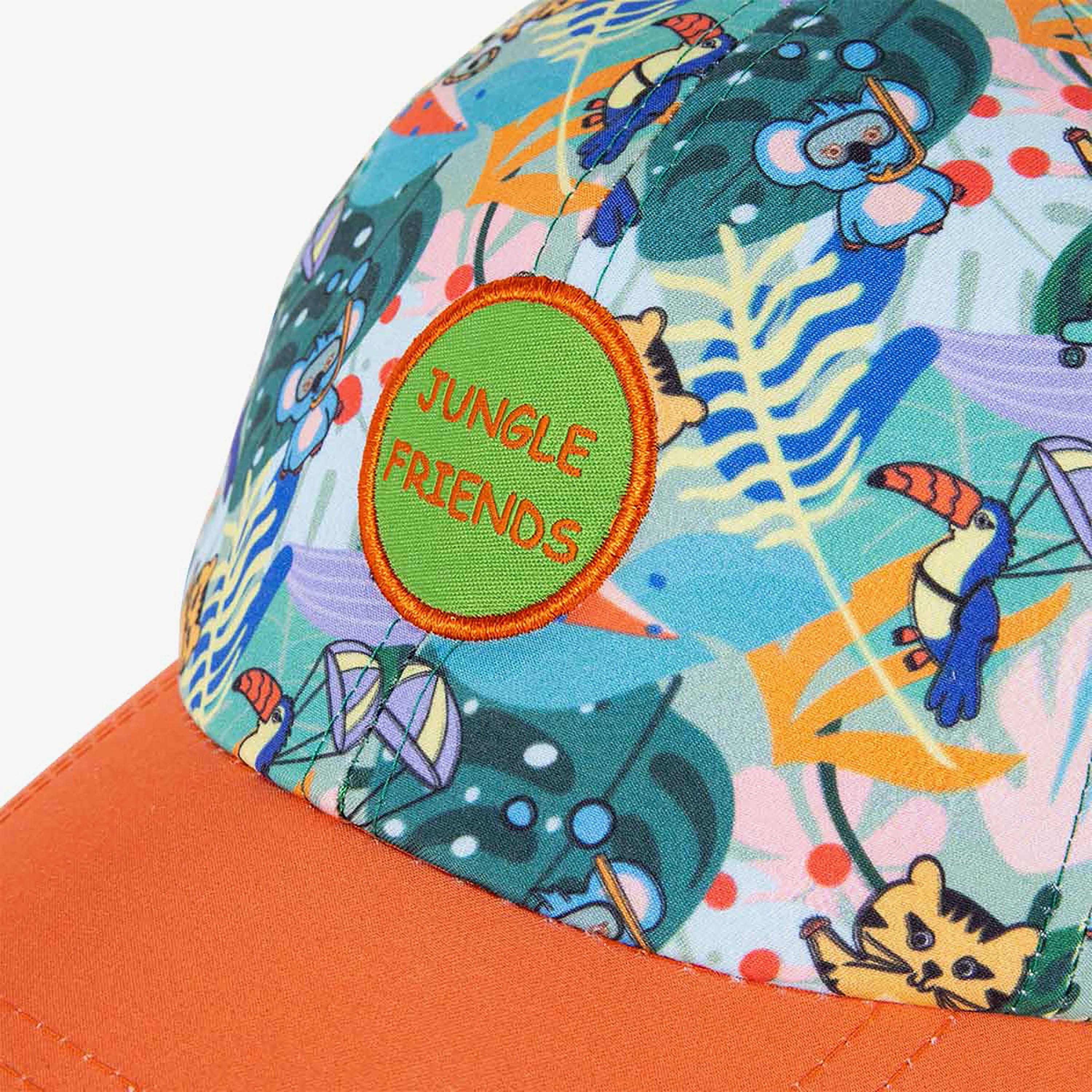 Milk&Moo Kid's Hat - Jungle Friends - 4-6 Years-boys-accessories-caps-image-4