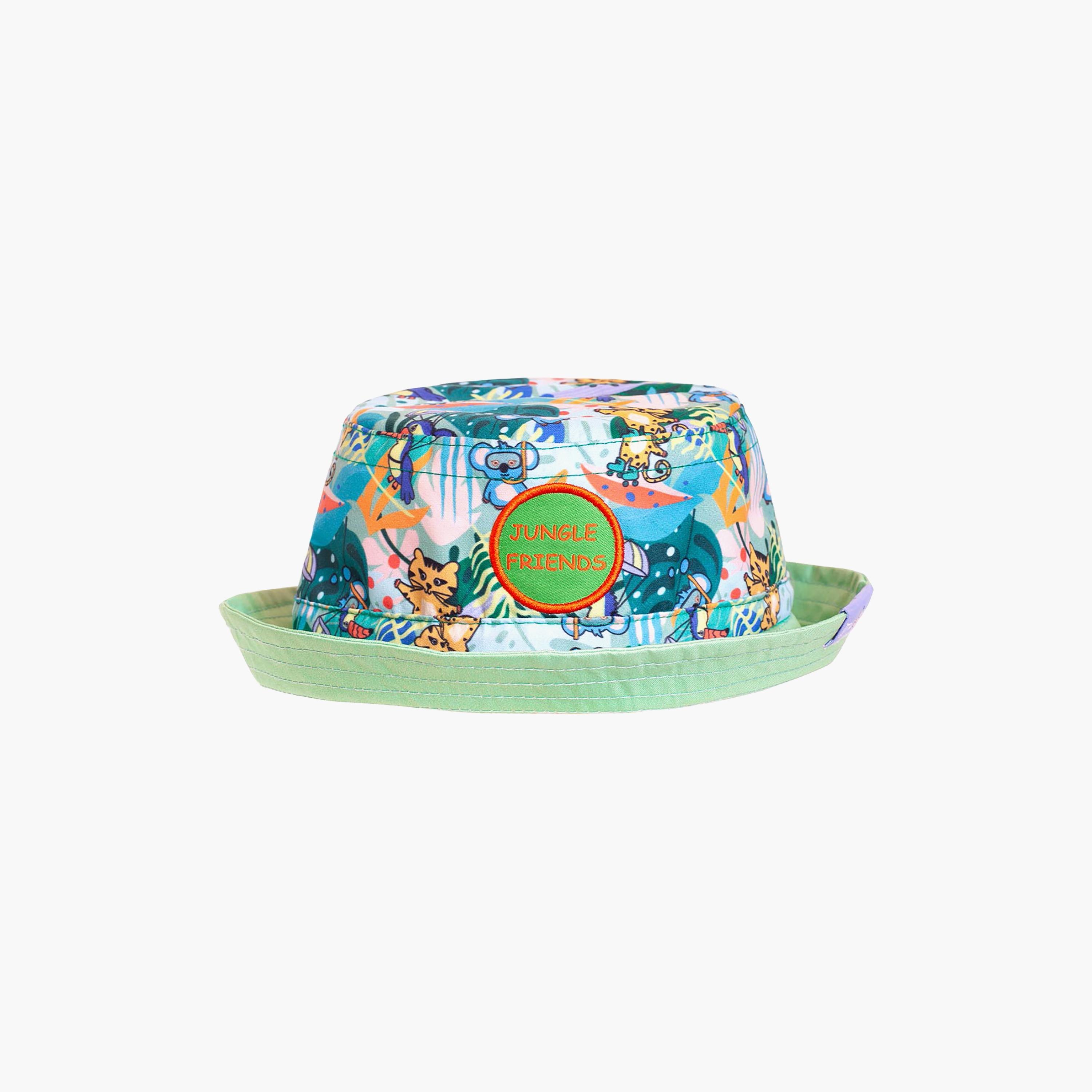 Milk&Moo Kid's Hat - Jungle Friends - 0-18 Months-boys-accessories-caps-image-3
