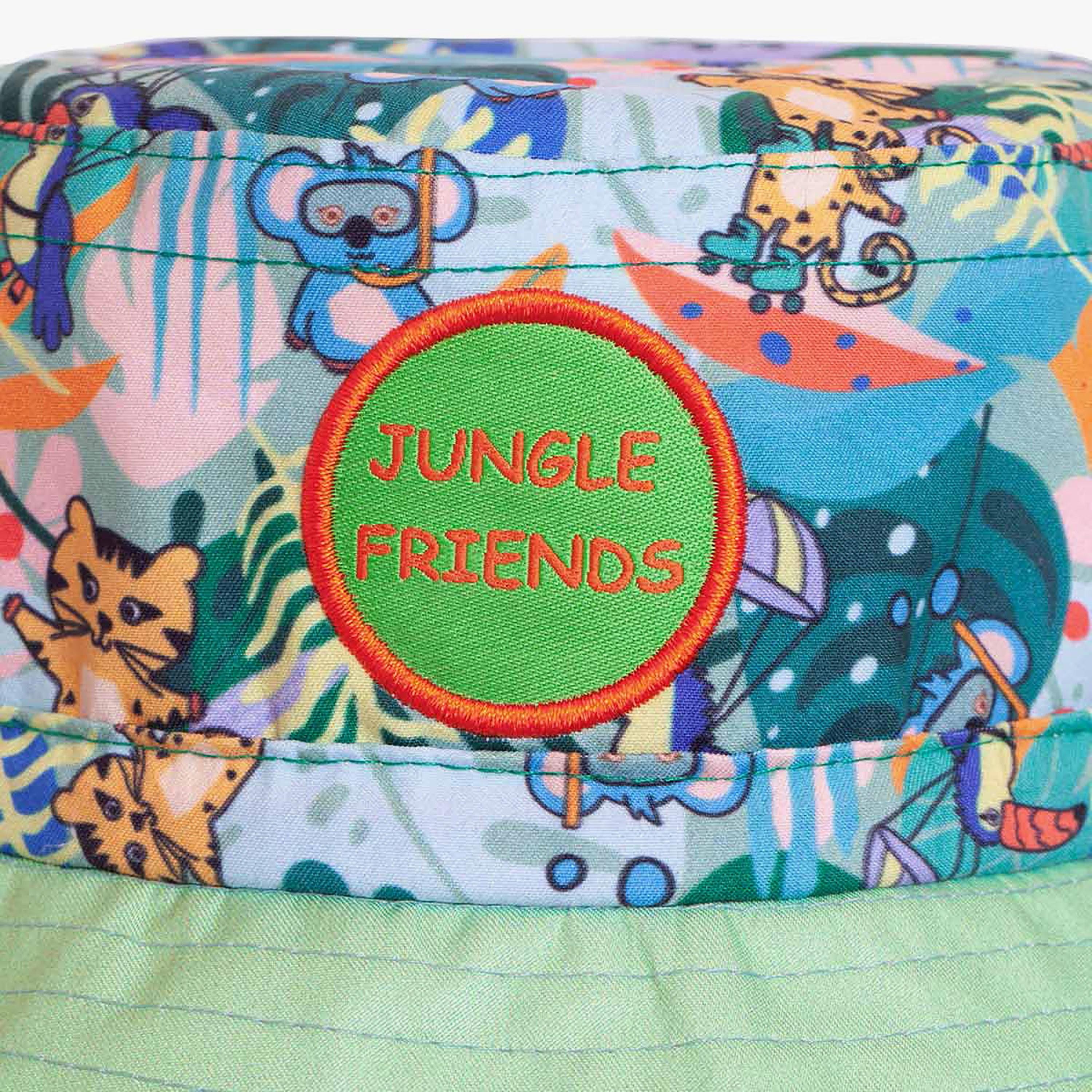 Milk&Moo Kid's Hat - Jungle Friends - 0-18 Months-boys-accessories-caps-image-4