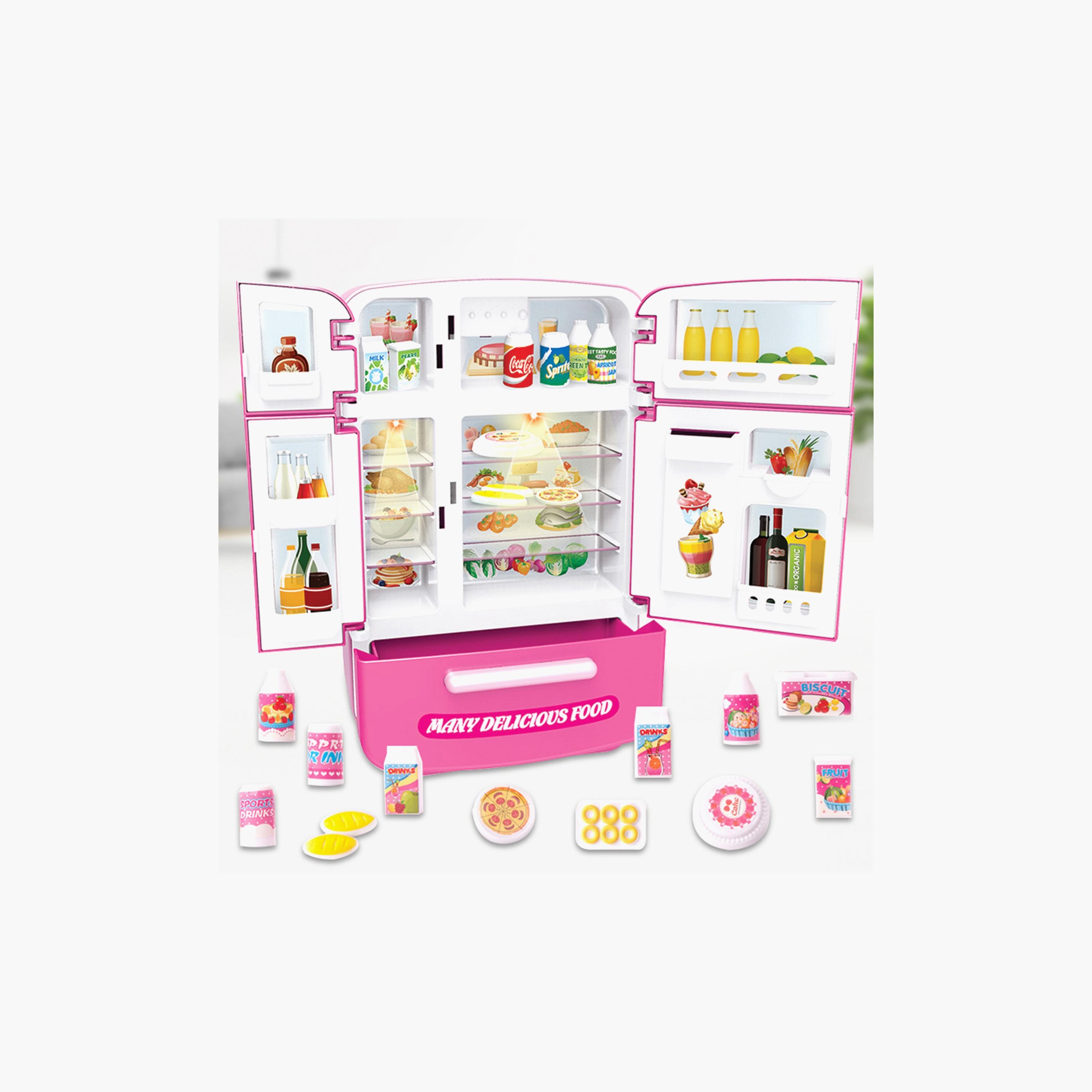 مجموعة لعب أدوار ثلاجة متعددة الأبواب مع إضاءة وصوت من أوجي موجي-toys-roleplay-kitchensets-image-3