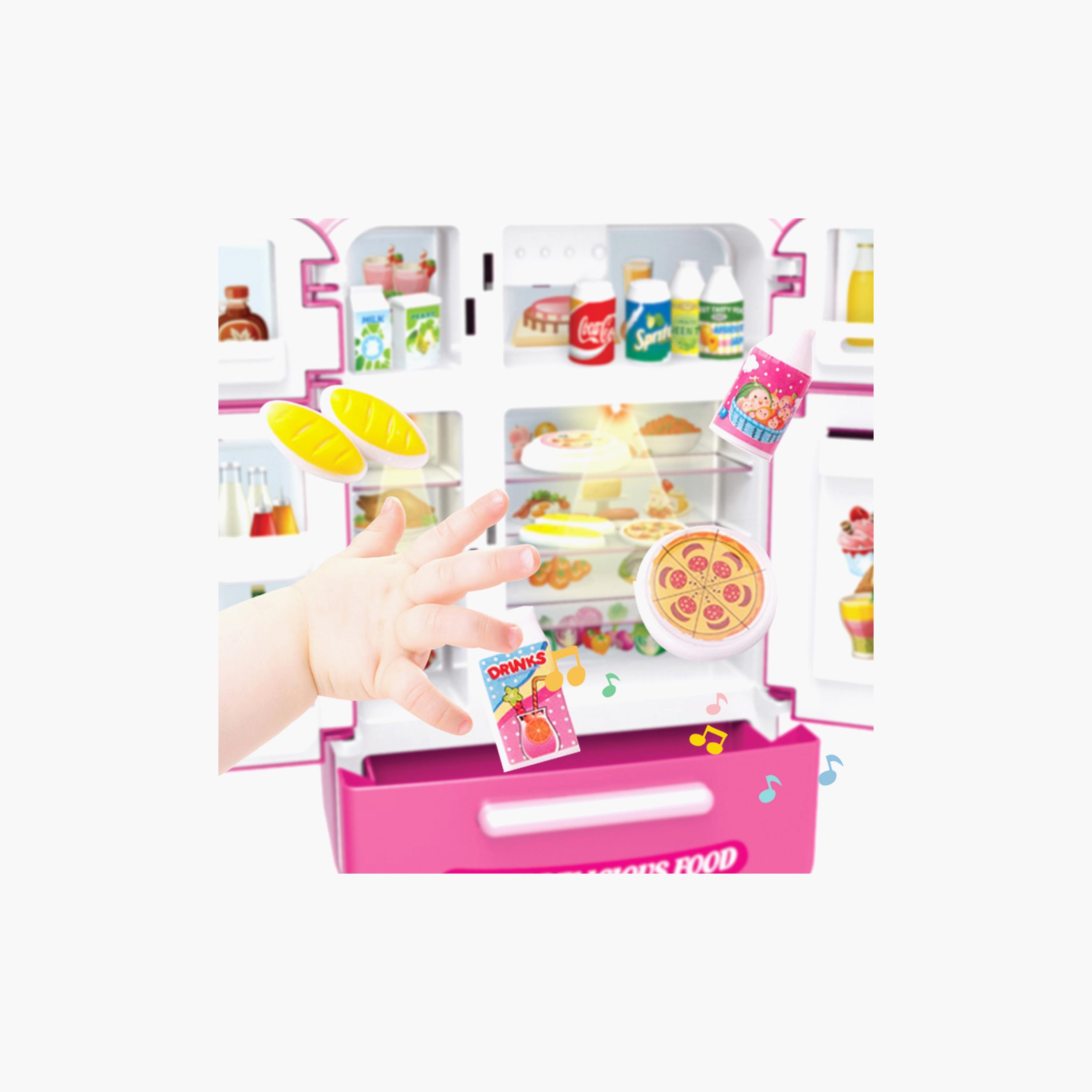 مجموعة لعب أدوار ثلاجة متعددة الأبواب مع إضاءة وصوت من أوجي موجي-toys-roleplay-kitchensets-image-8