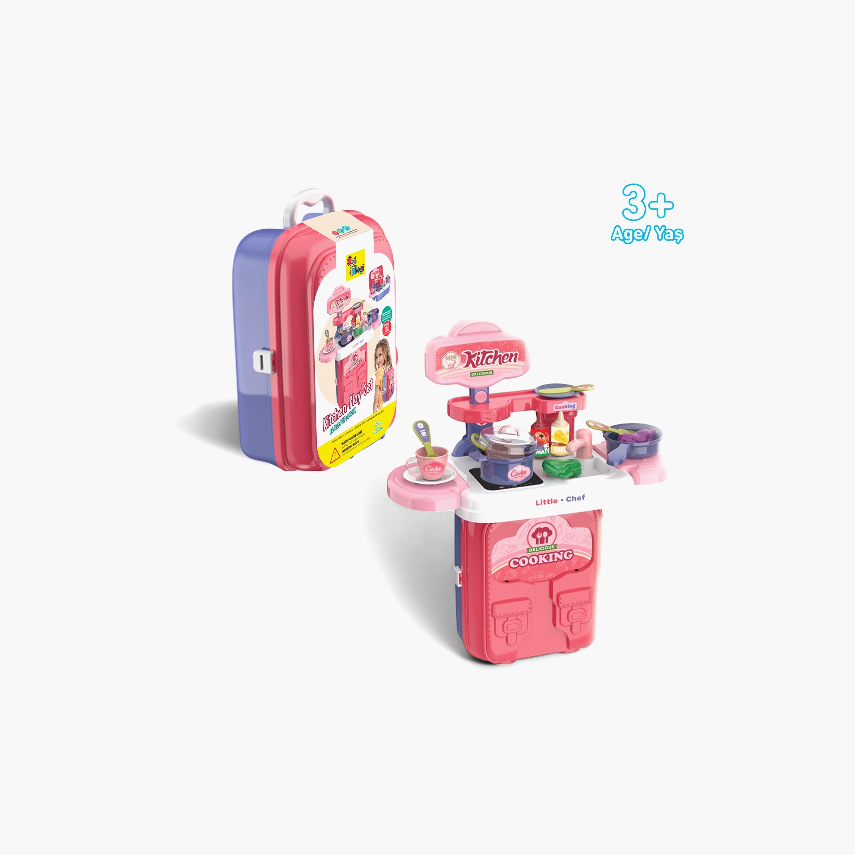 Ogi Mogi Toys Kitchen 2-in-1 Pretend Play Set with Light & Sound-toys-roleplay-doctorsets-image-1