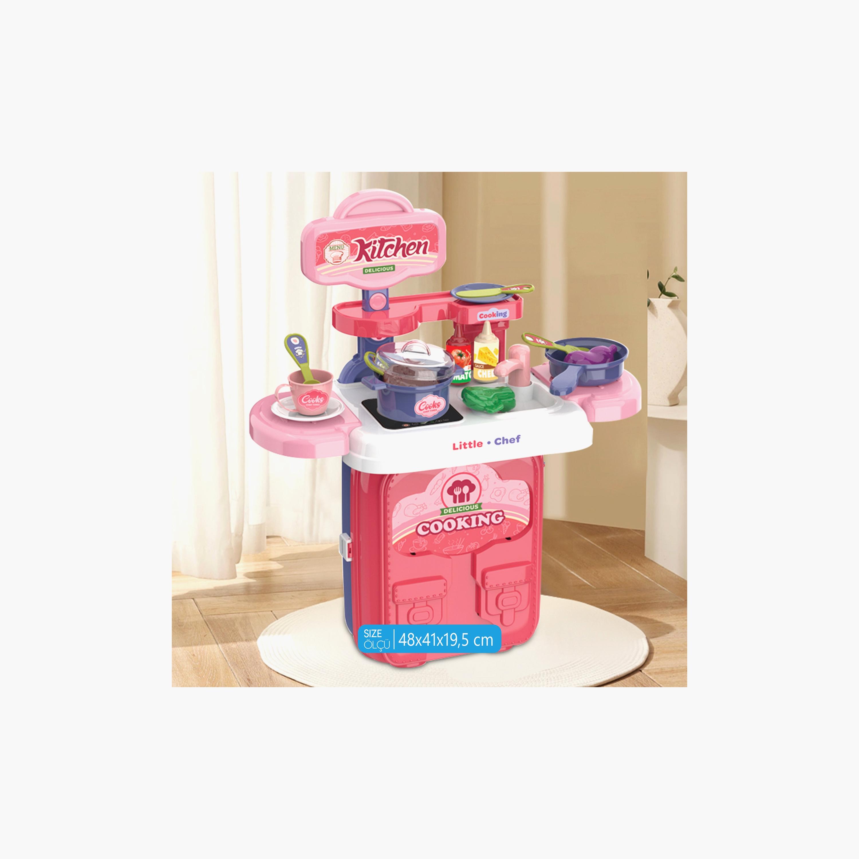 Ogi Mogi Toys Kitchen 2-in-1 Pretend Play Set with Light & Sound-toys-roleplay-doctorsets-image-2